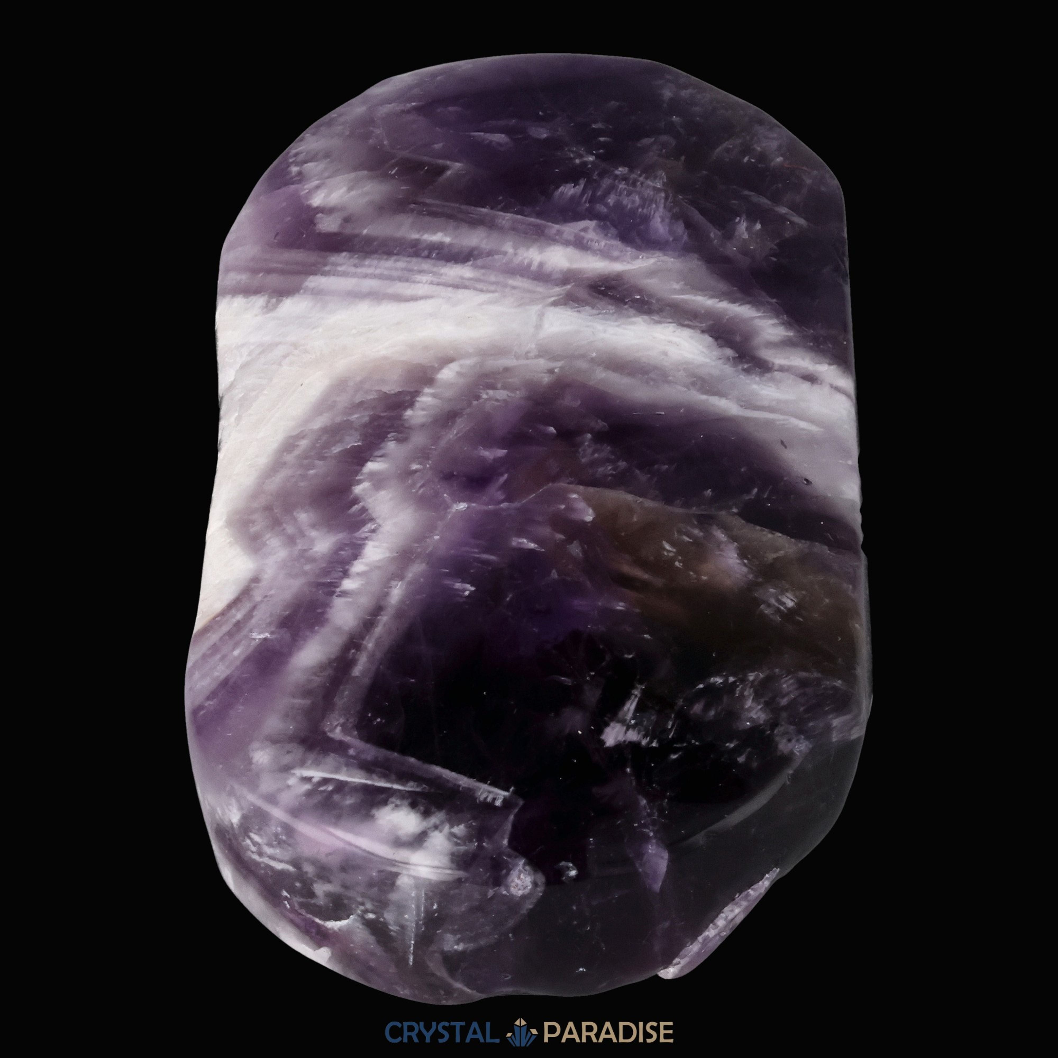 Dreamy Amethystquarz Handschmeichler aus Sambia – Ansicht 4