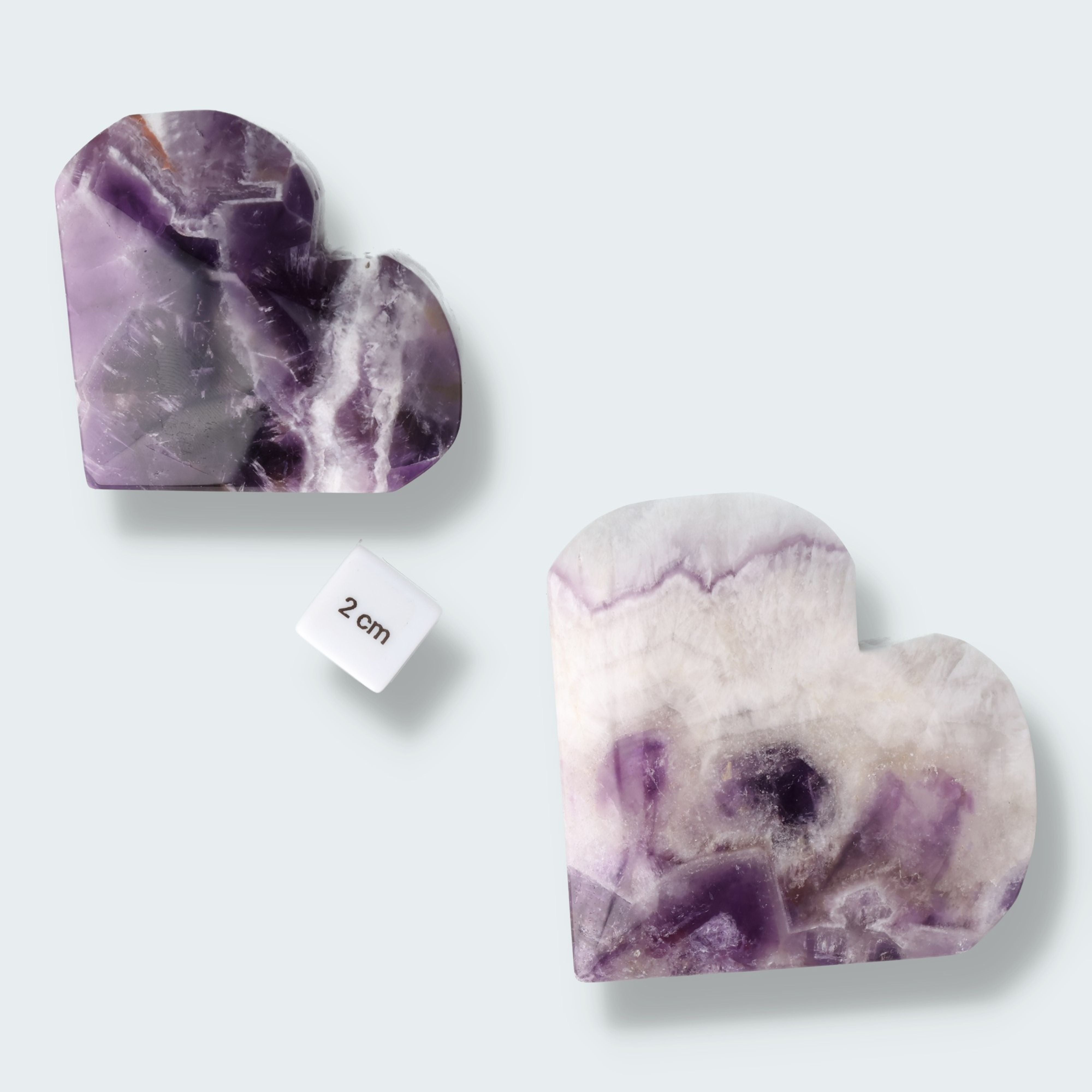 Dreamy Amethystquarz Herz aus Sambia – Ansicht 3