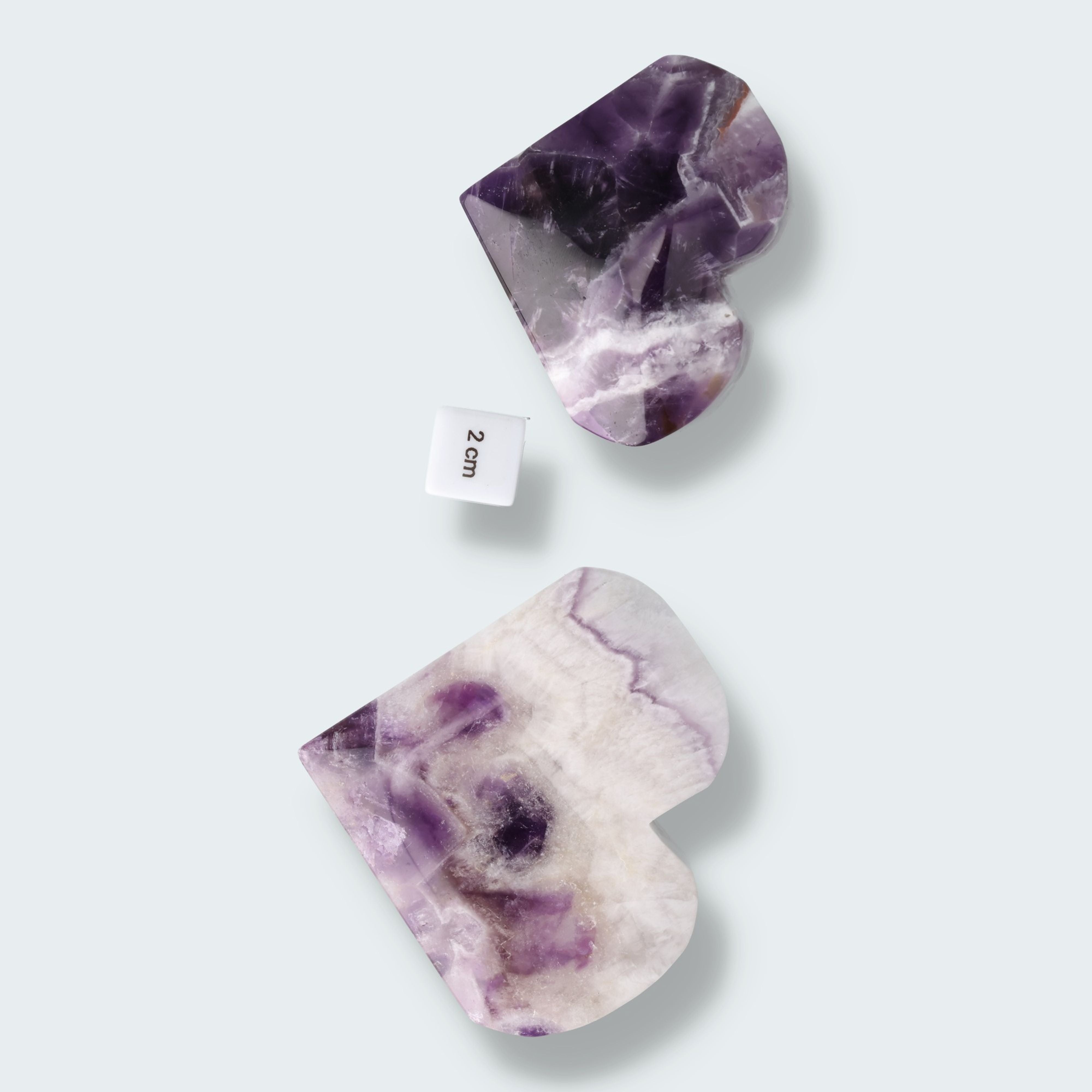 Dreamy Amethystquarz Herz aus Sambia – Ansicht 4