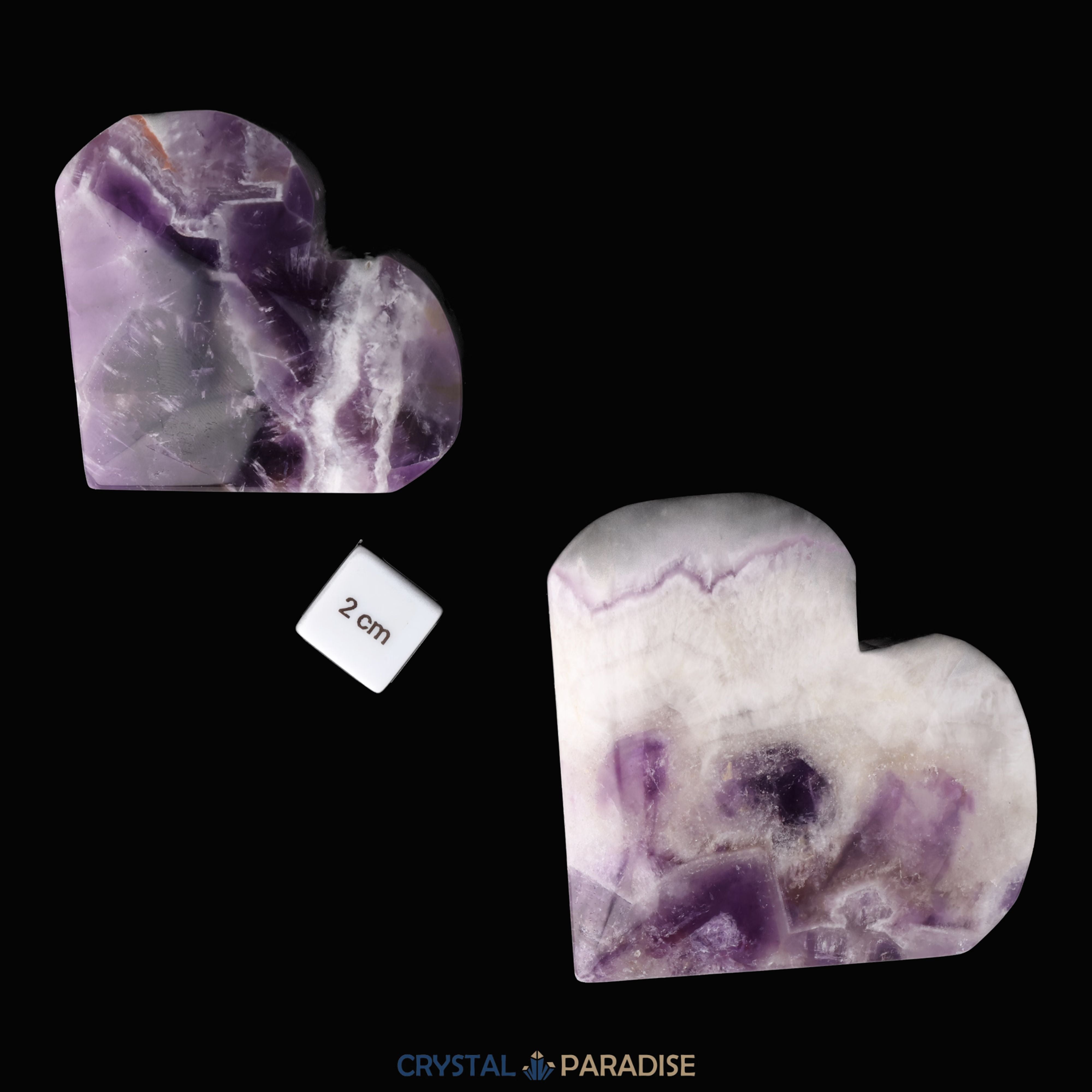 Dreamy Amethystquarz Herz aus Sambia – Ansicht 6