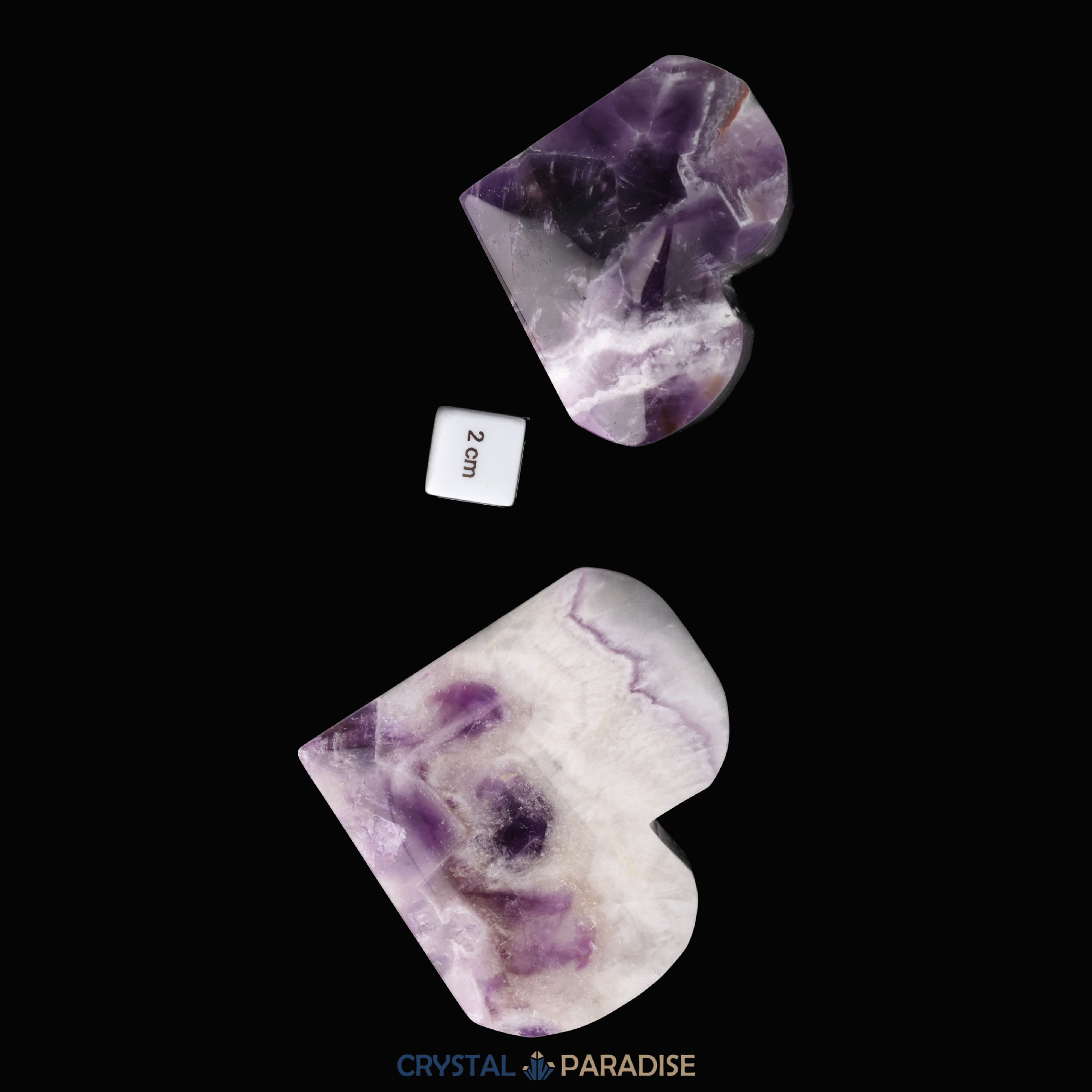 Dreamy Amethystquarz Herz aus Sambia – Ansicht 7