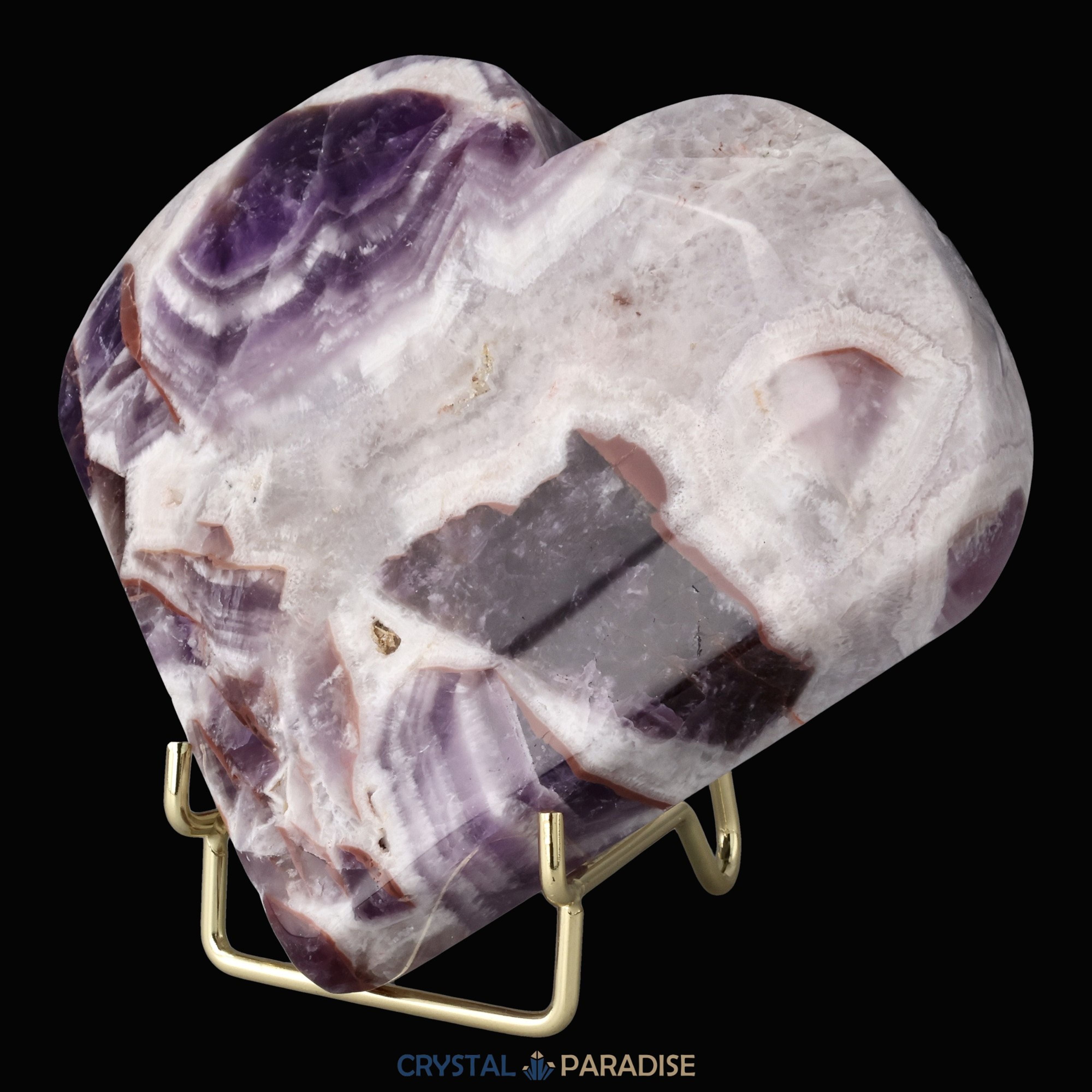 Dreamy Amethystquarz Herz aus Sambia (745g) – Ansicht 5