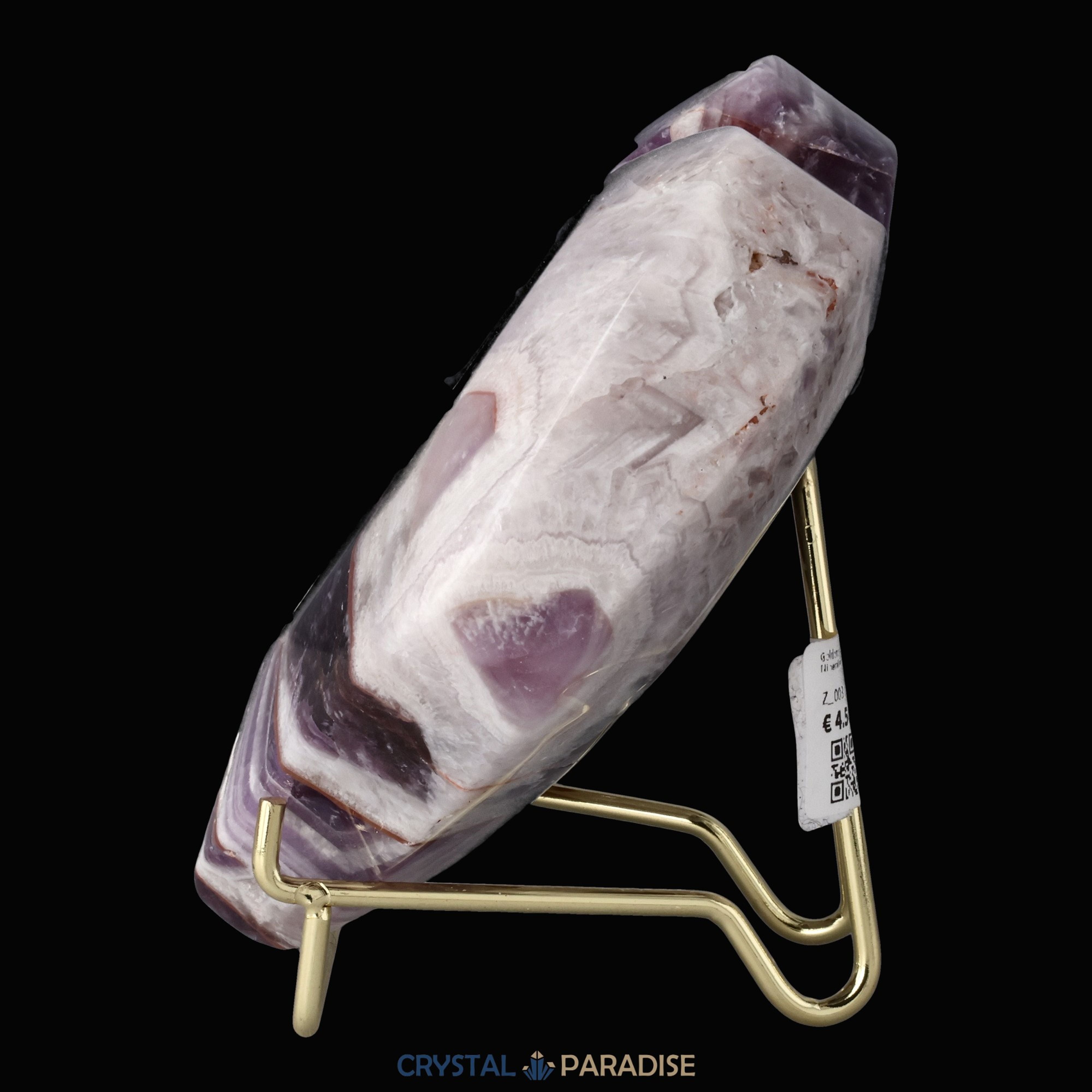 Dreamy Amethystquarz Herz aus Sambia (745g) – Ansicht 6