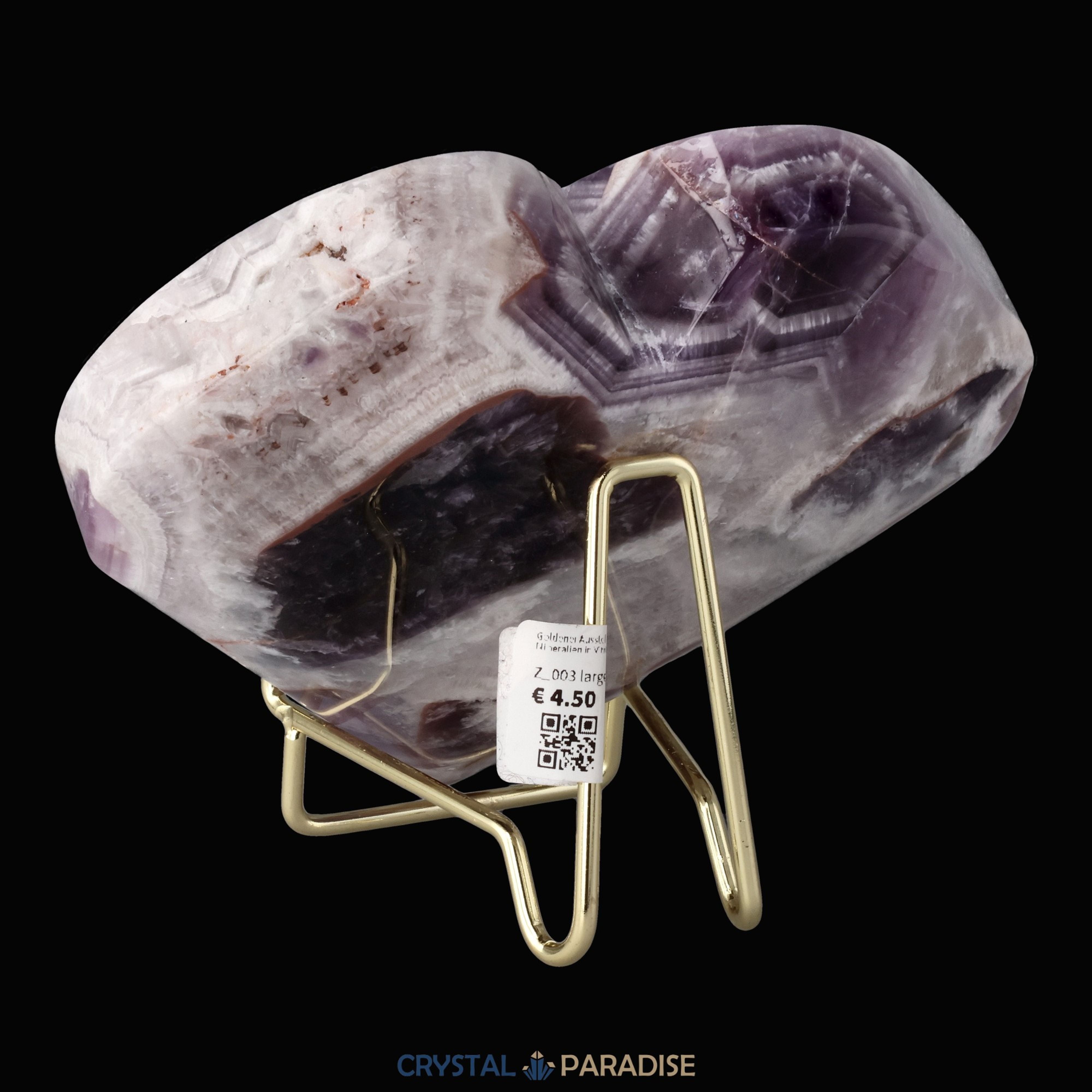 Dreamy Amethystquarz Herz aus Sambia (745g) – Ansicht 7