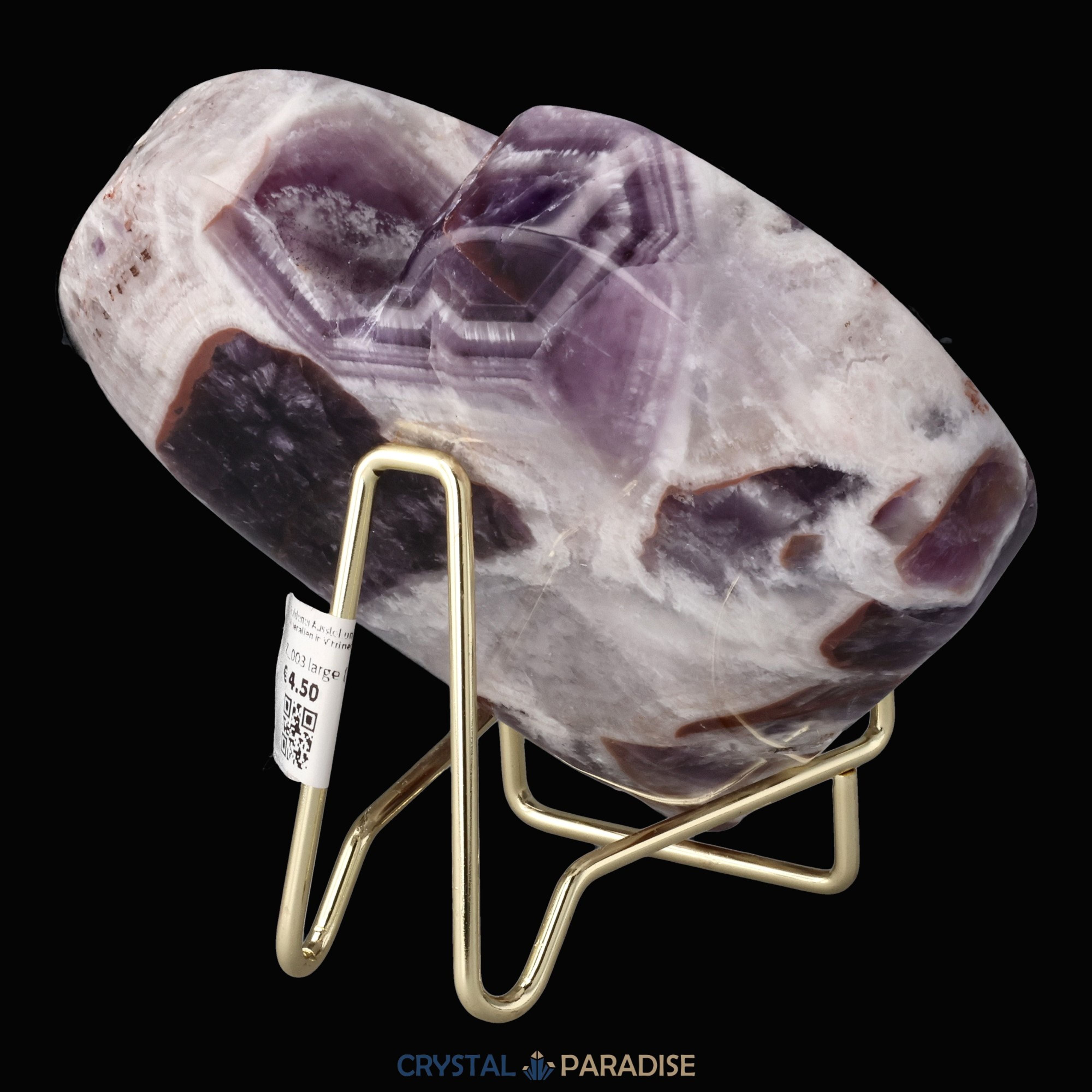 Dreamy Amethystquarz Herz aus Sambia (745g) – Ansicht 8