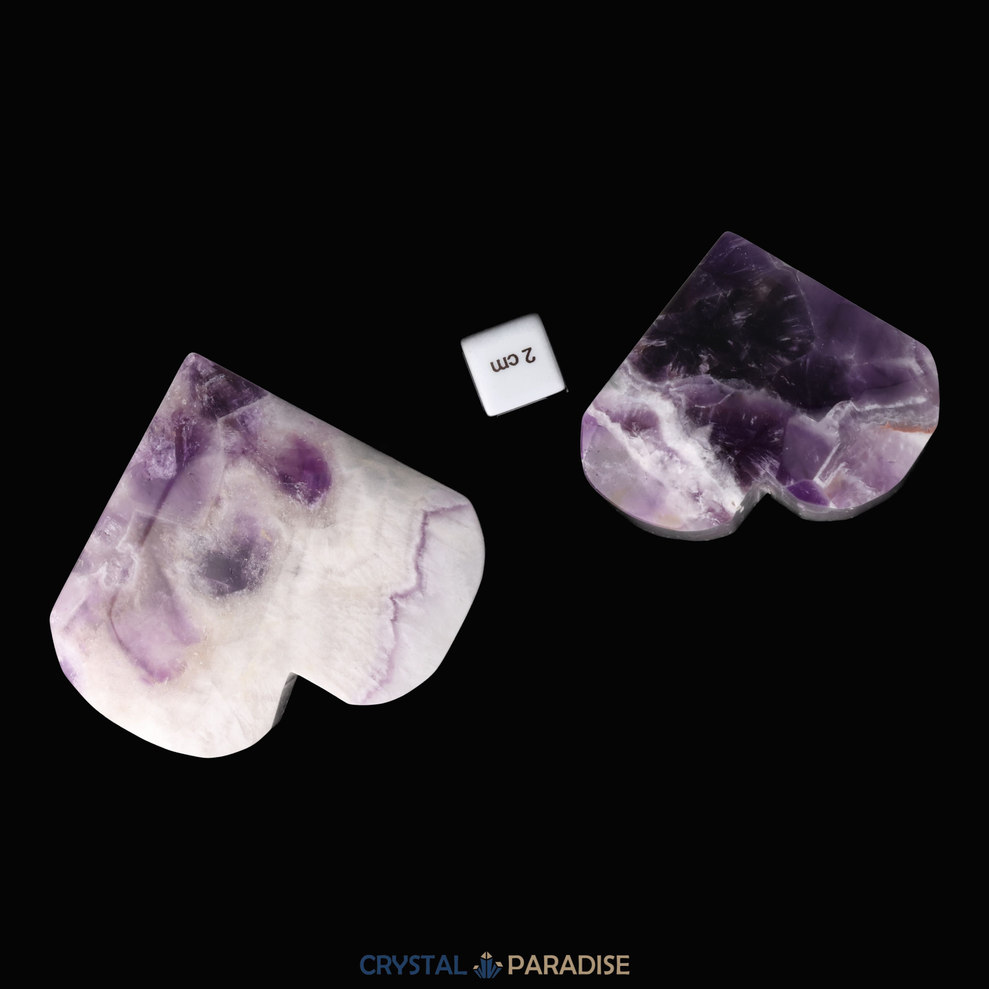 Dreamy Amethystquarz Herz aus Sambia – Ansicht 8