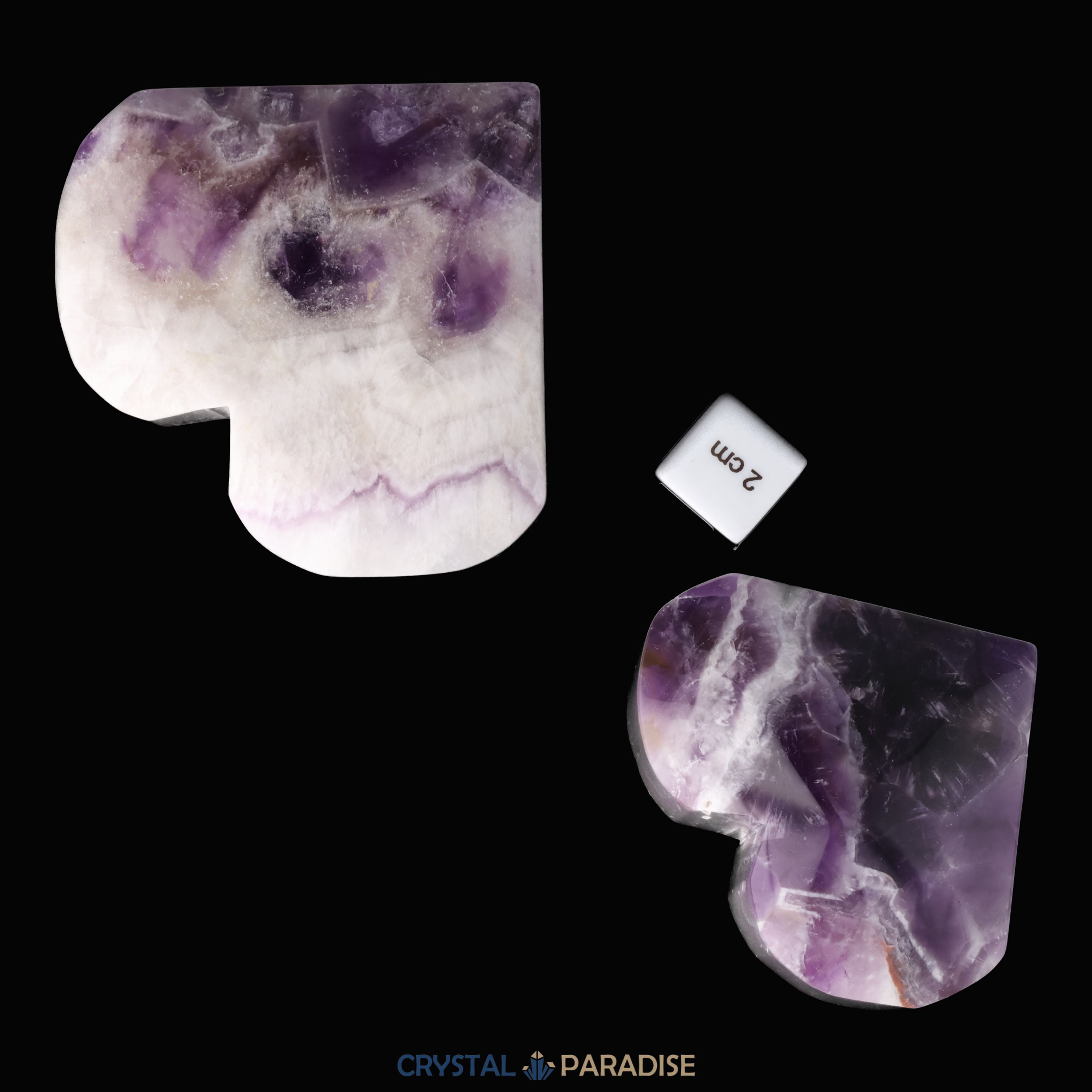 Dreamy Amethystquarz Herz aus Sambia – Ansicht 9