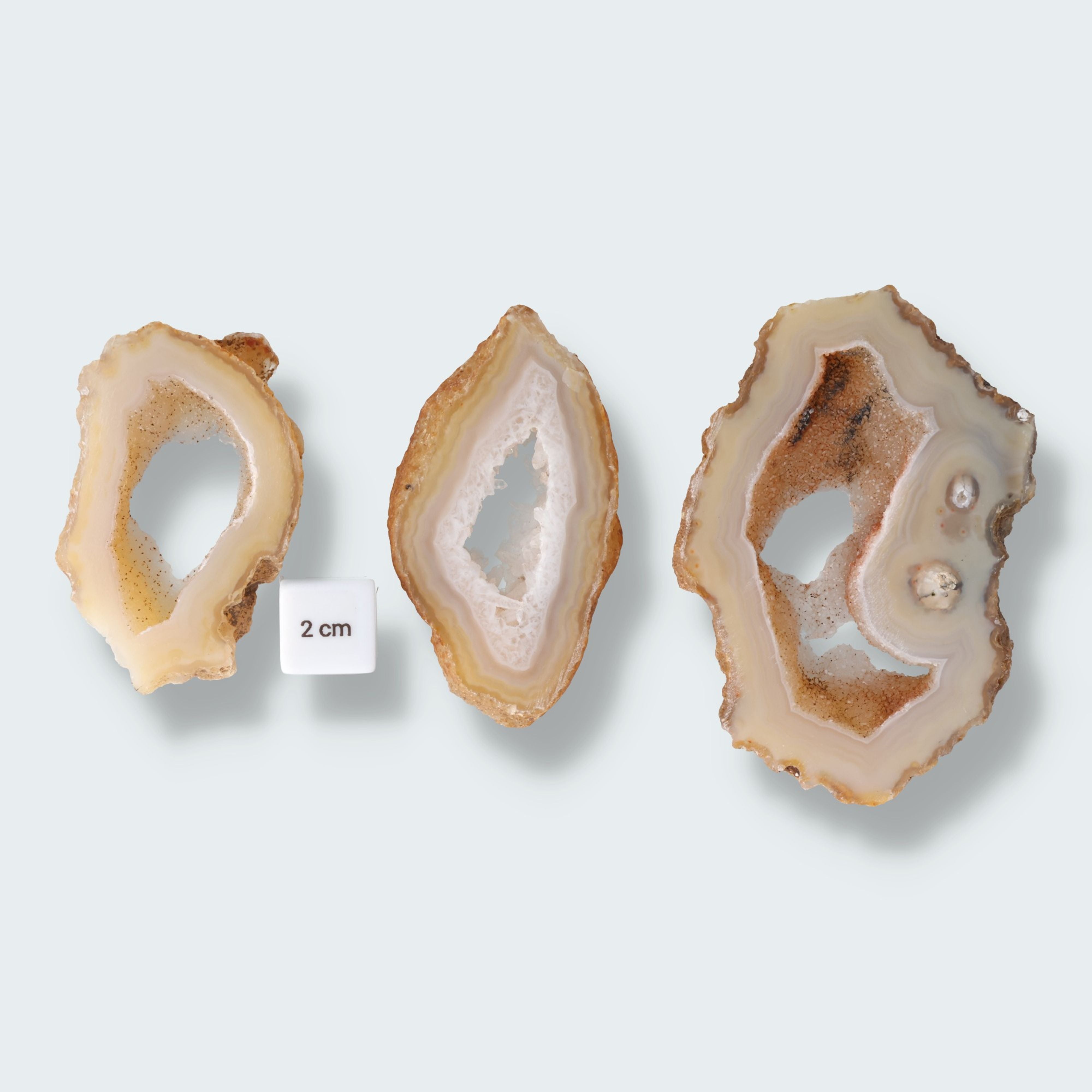 Druzy Achatscheibe ca. 1cm dick – Ansicht 2