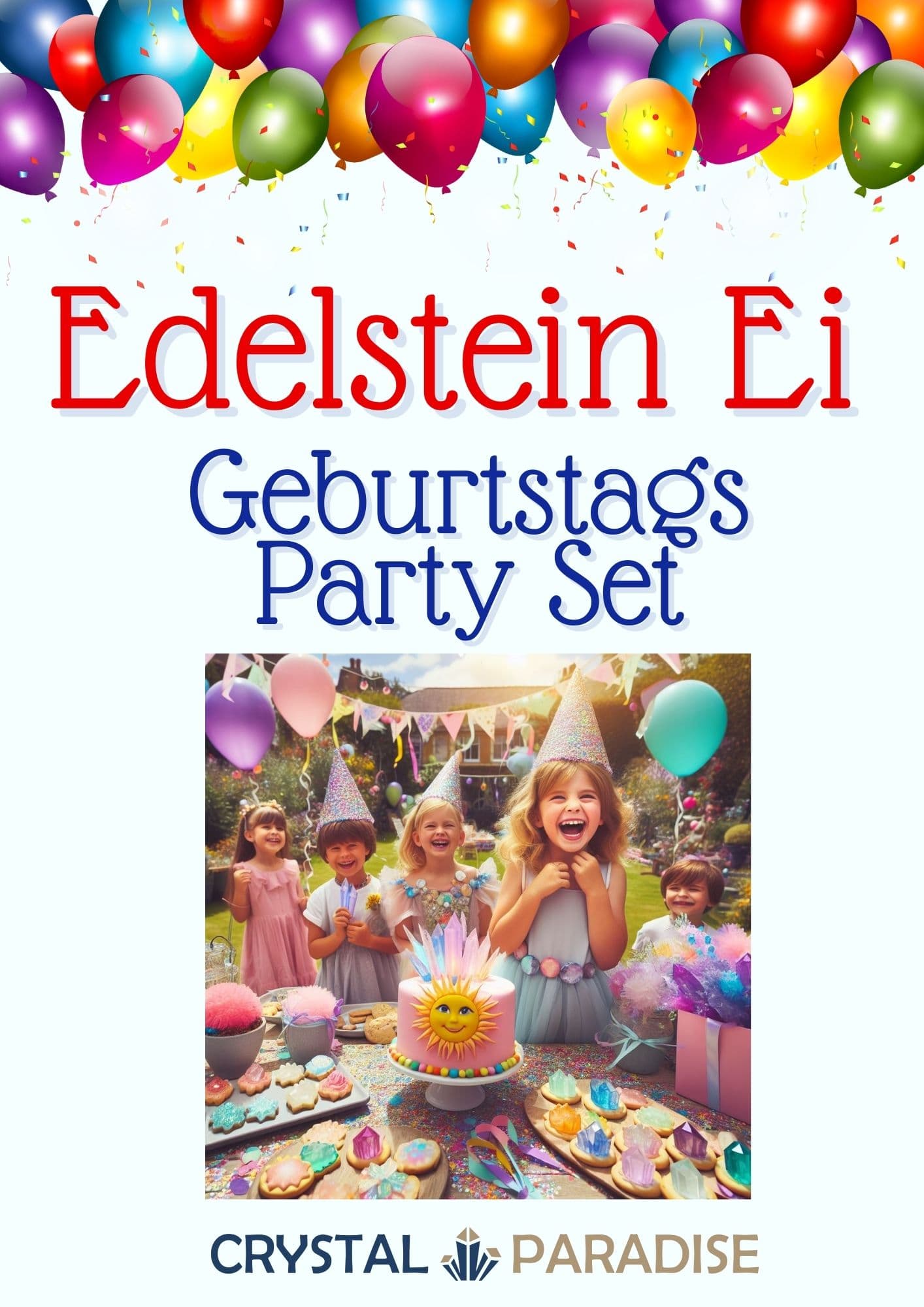 Edelstein Ei Kindergeburtstagsparty