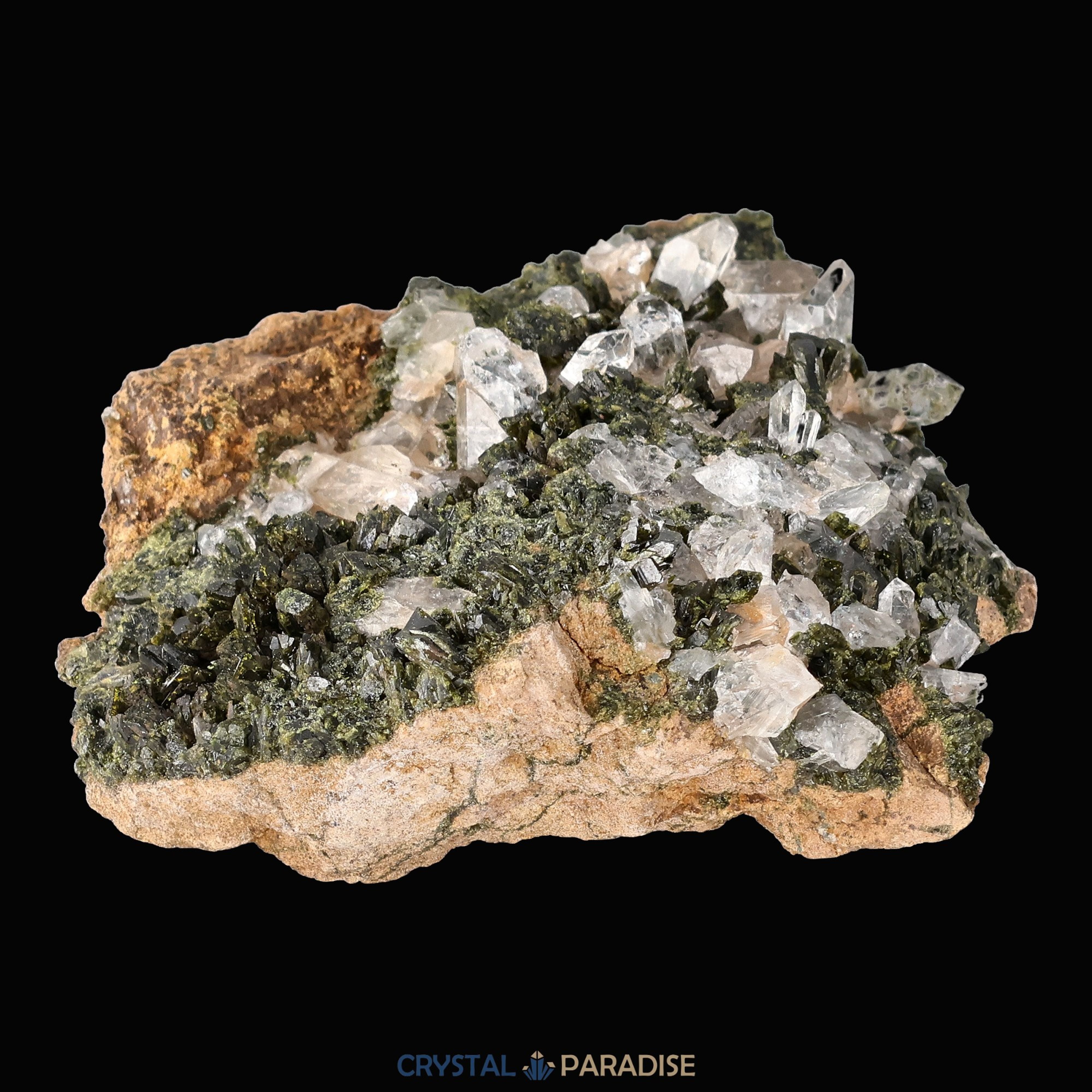 Epidot und Bergkristall aus der Türkei (68g) – Ansicht 8