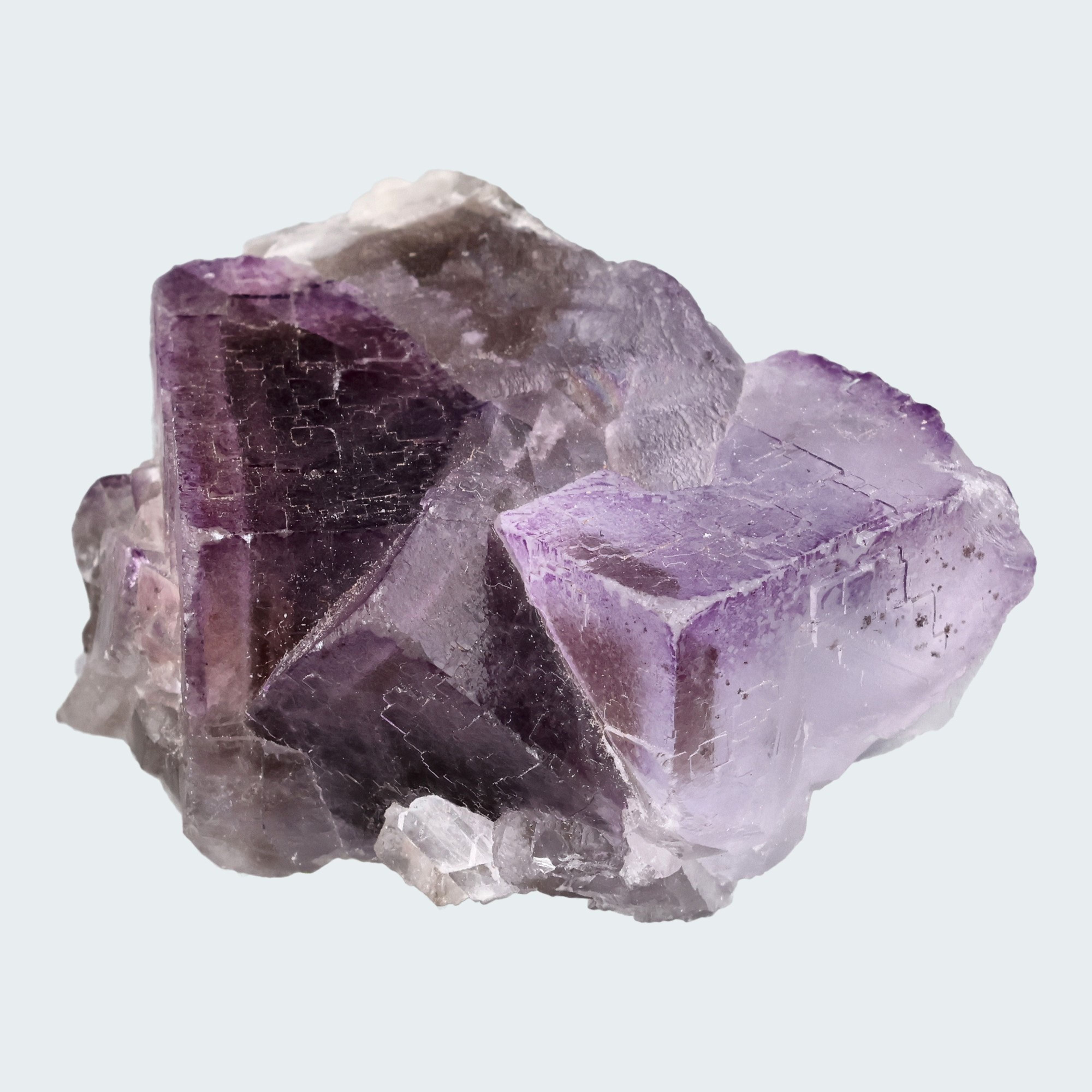 Fluorit Stufe aus Baluchistan Pakistan (88g) mit Phantom – Ansicht 2