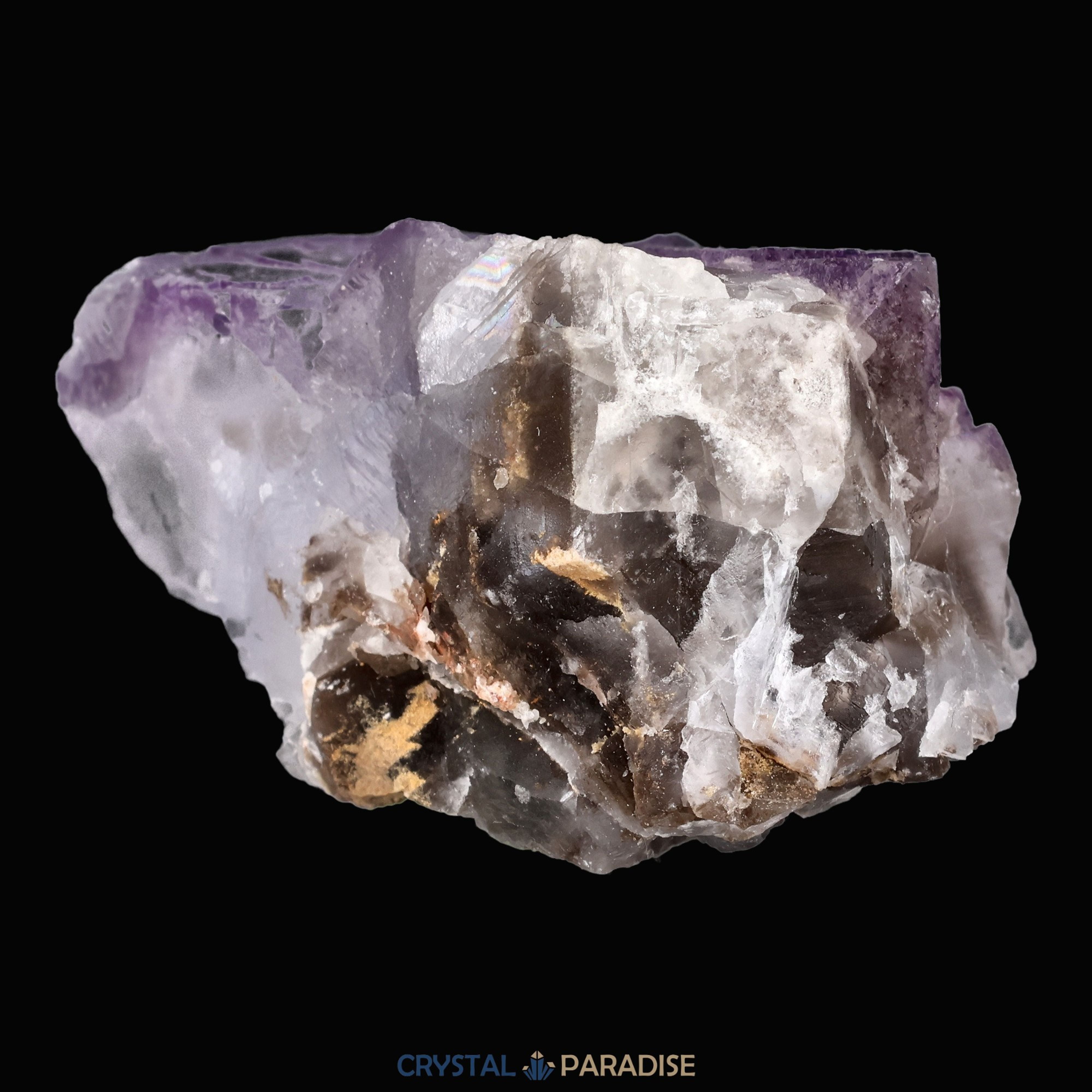 Fluorit Stufe aus Baluchistan Pakistan (88g) mit Phantom – Ansicht 8