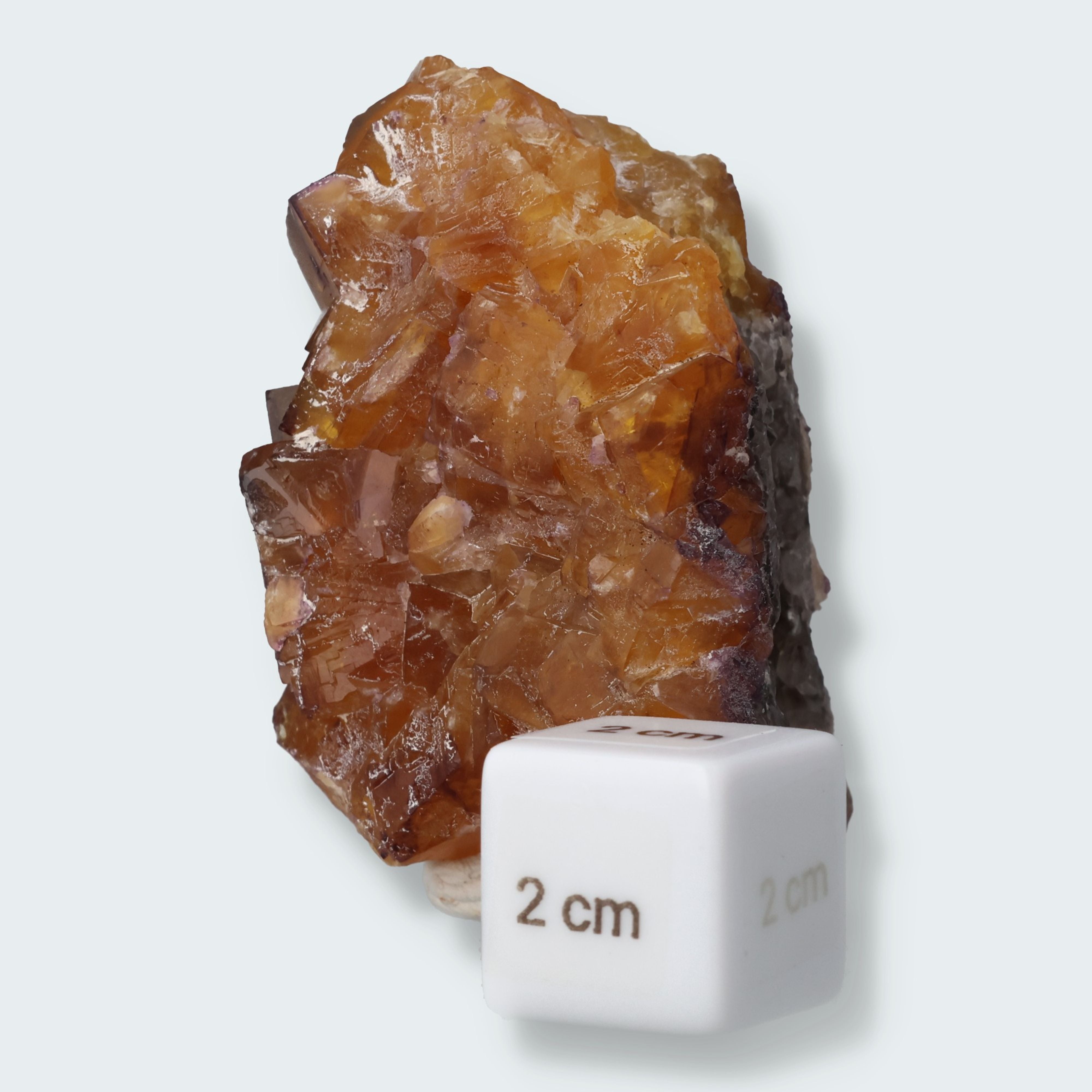 Fluorit Stufe aus dem Joahhnesschacht bei Wölsendorf, Bayern (188g) – Ansicht 2