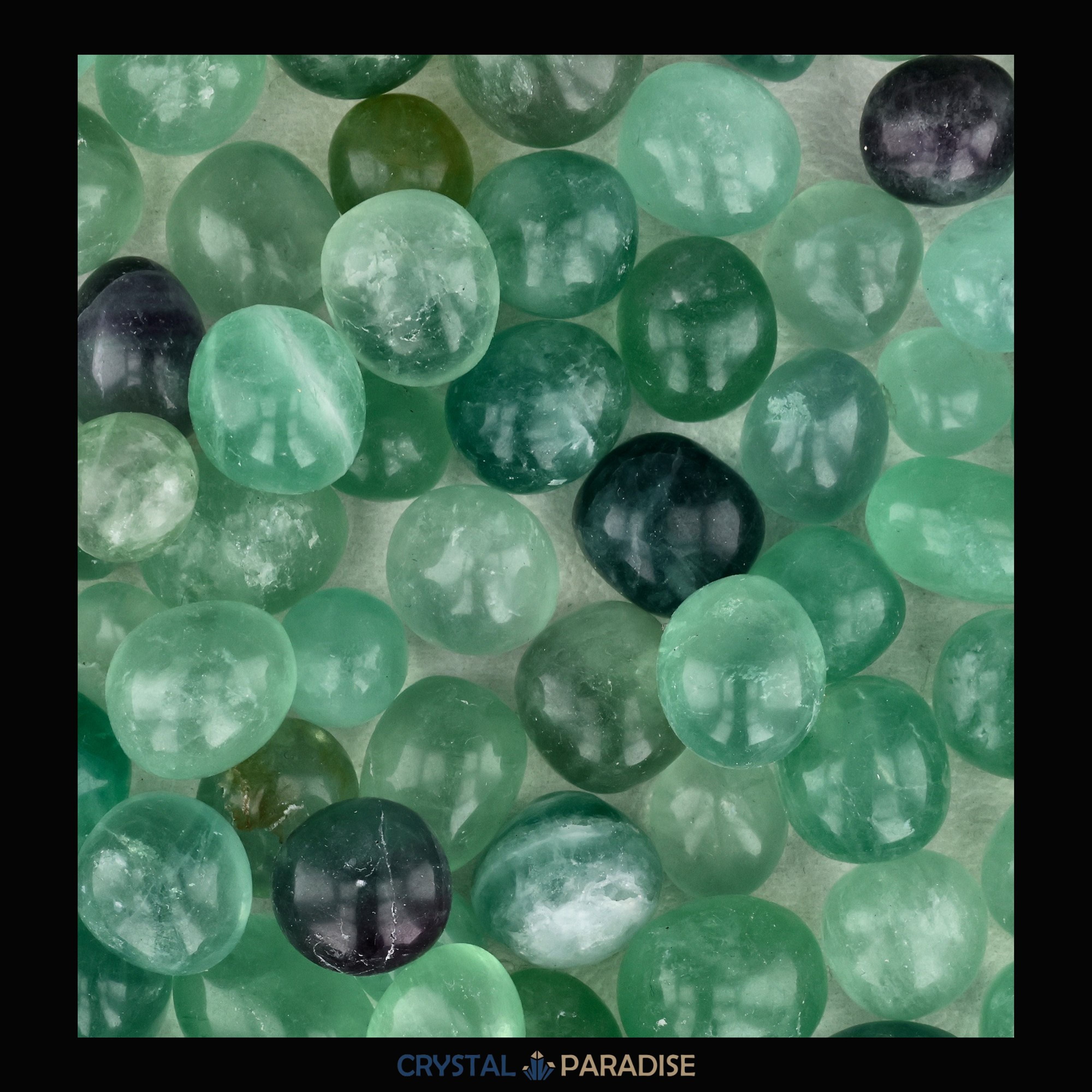 Fluorit Trommelsteine – Ansicht 4