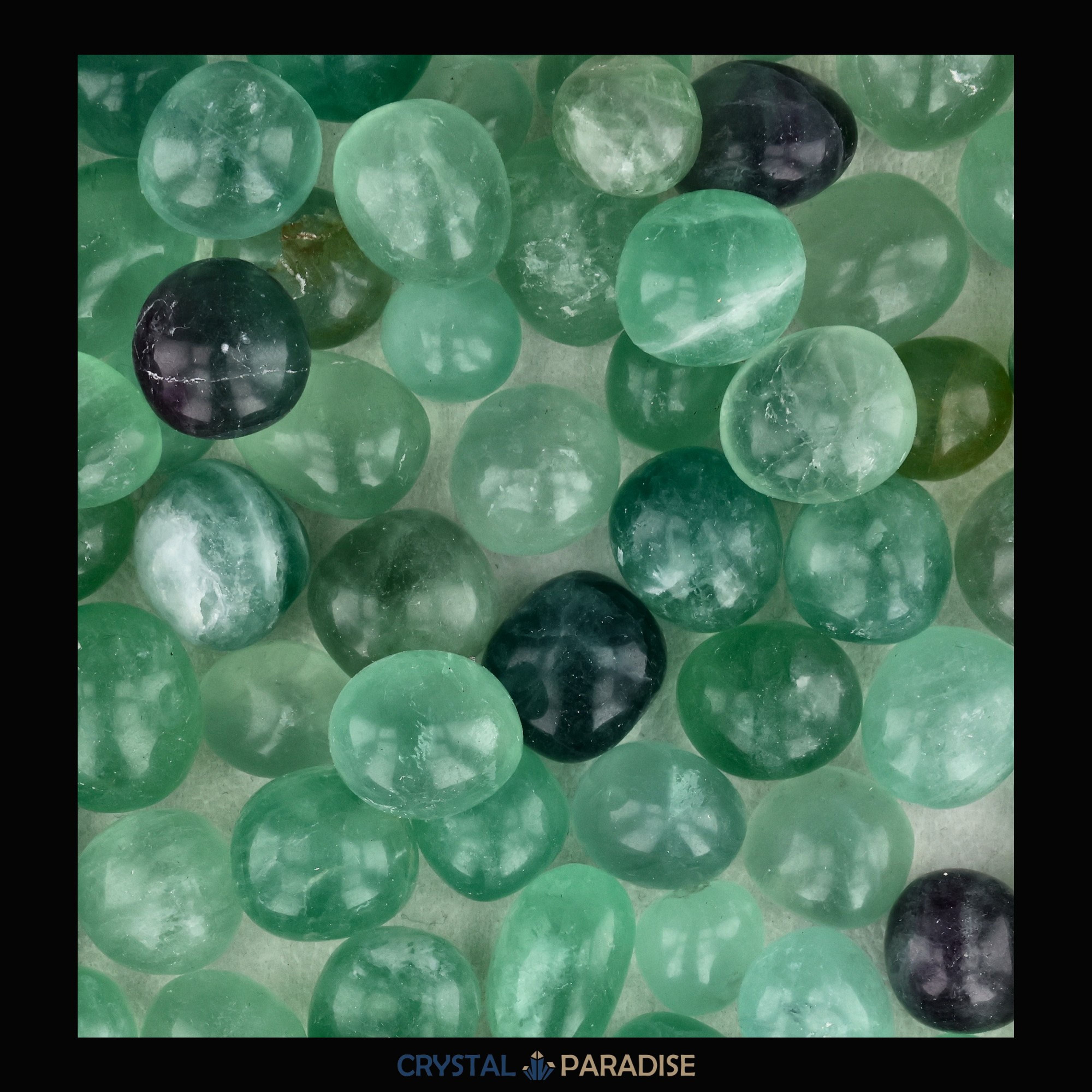 Fluorit Trommelsteine – Ansicht 6