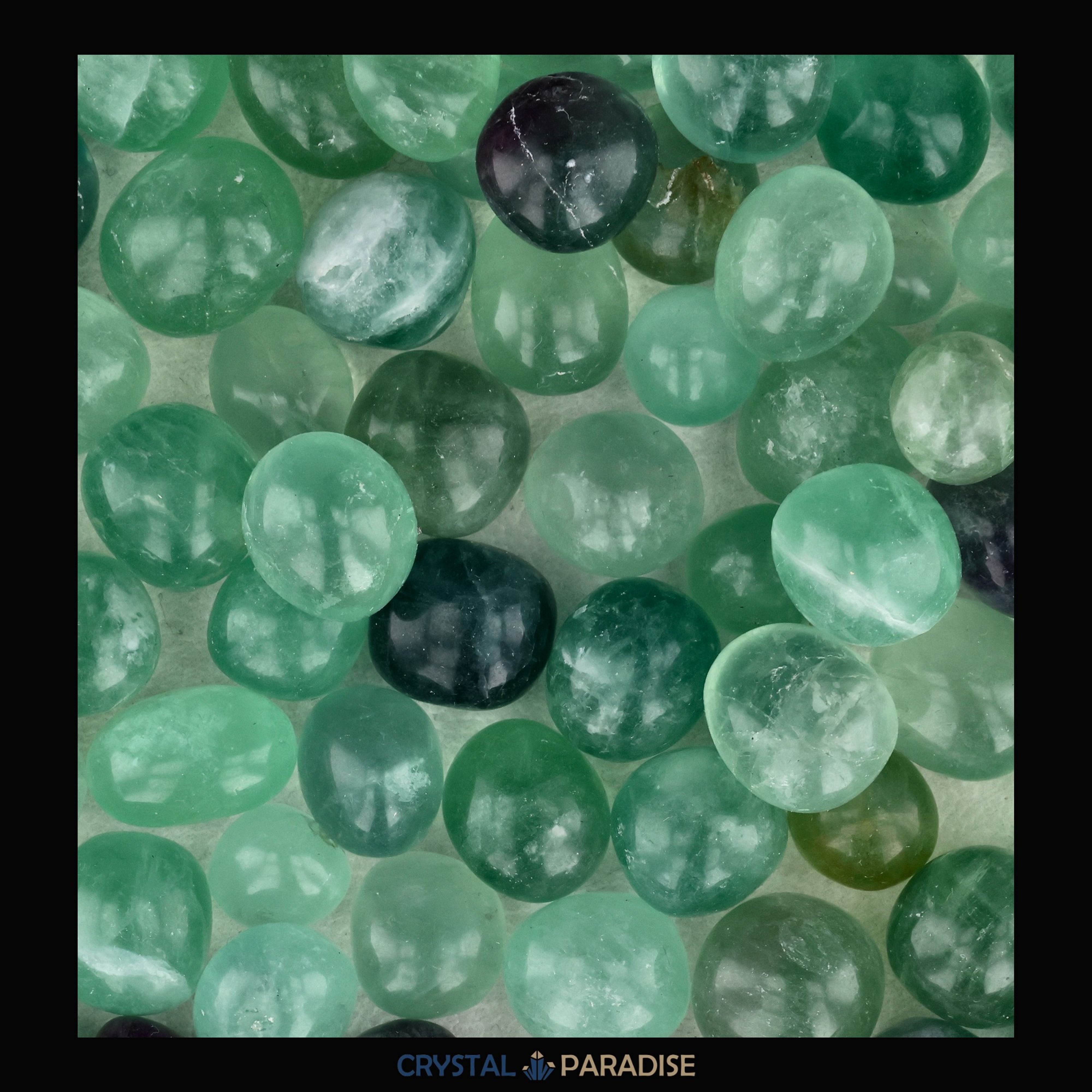 Fluorit Trommelsteine – Ansicht 7