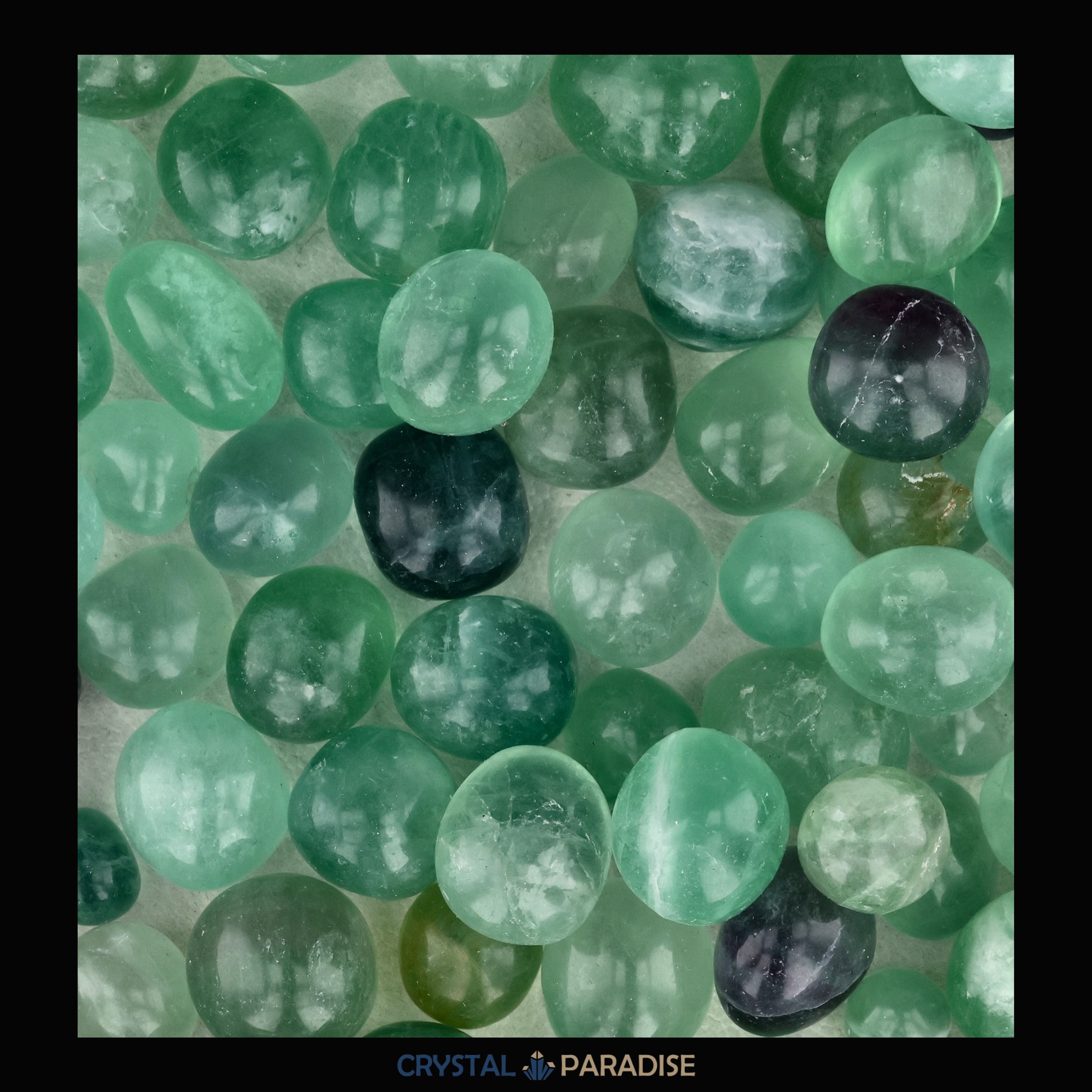 Fluorit Trommelsteine – Ansicht 8