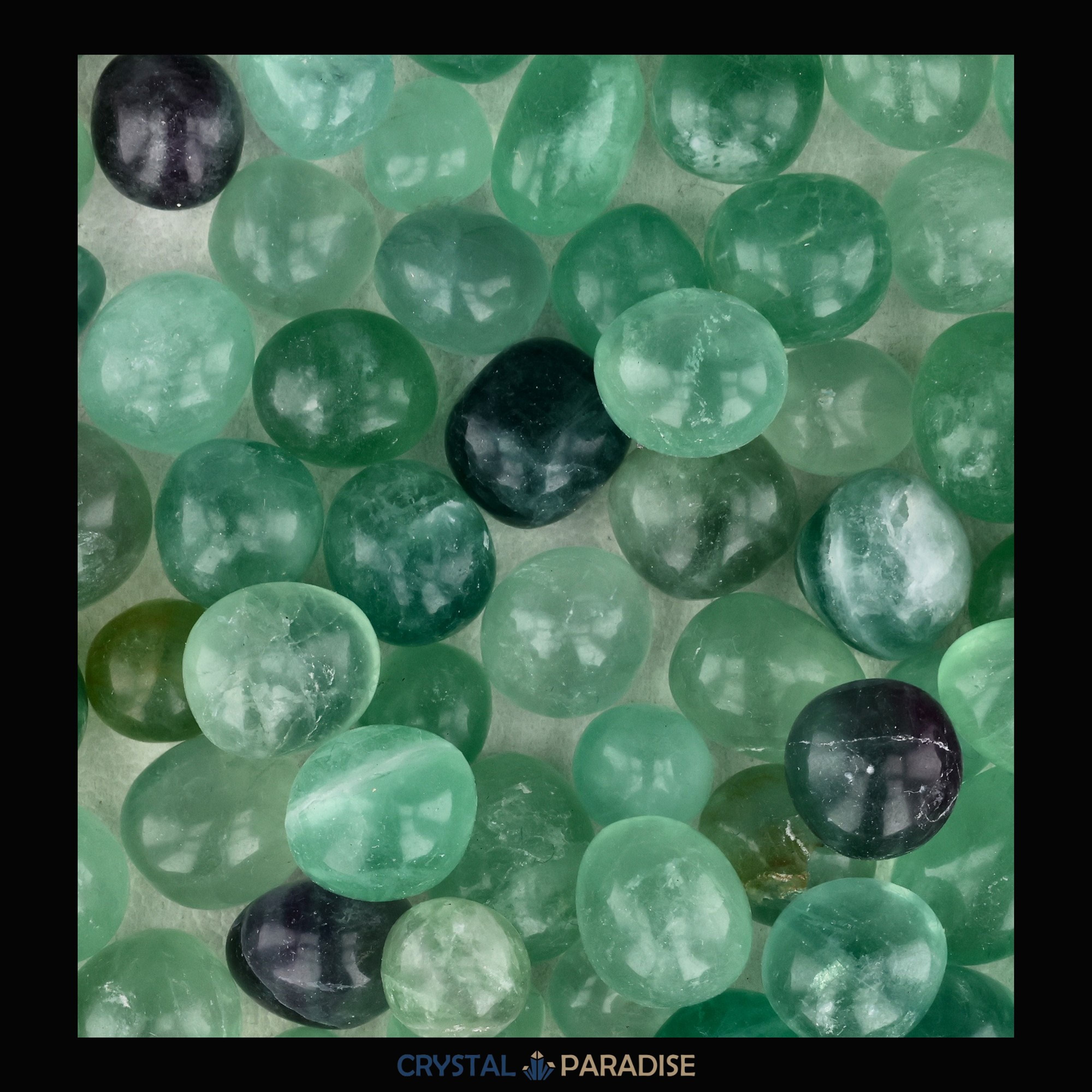 Fluorit Trommelsteine – Ansicht 9