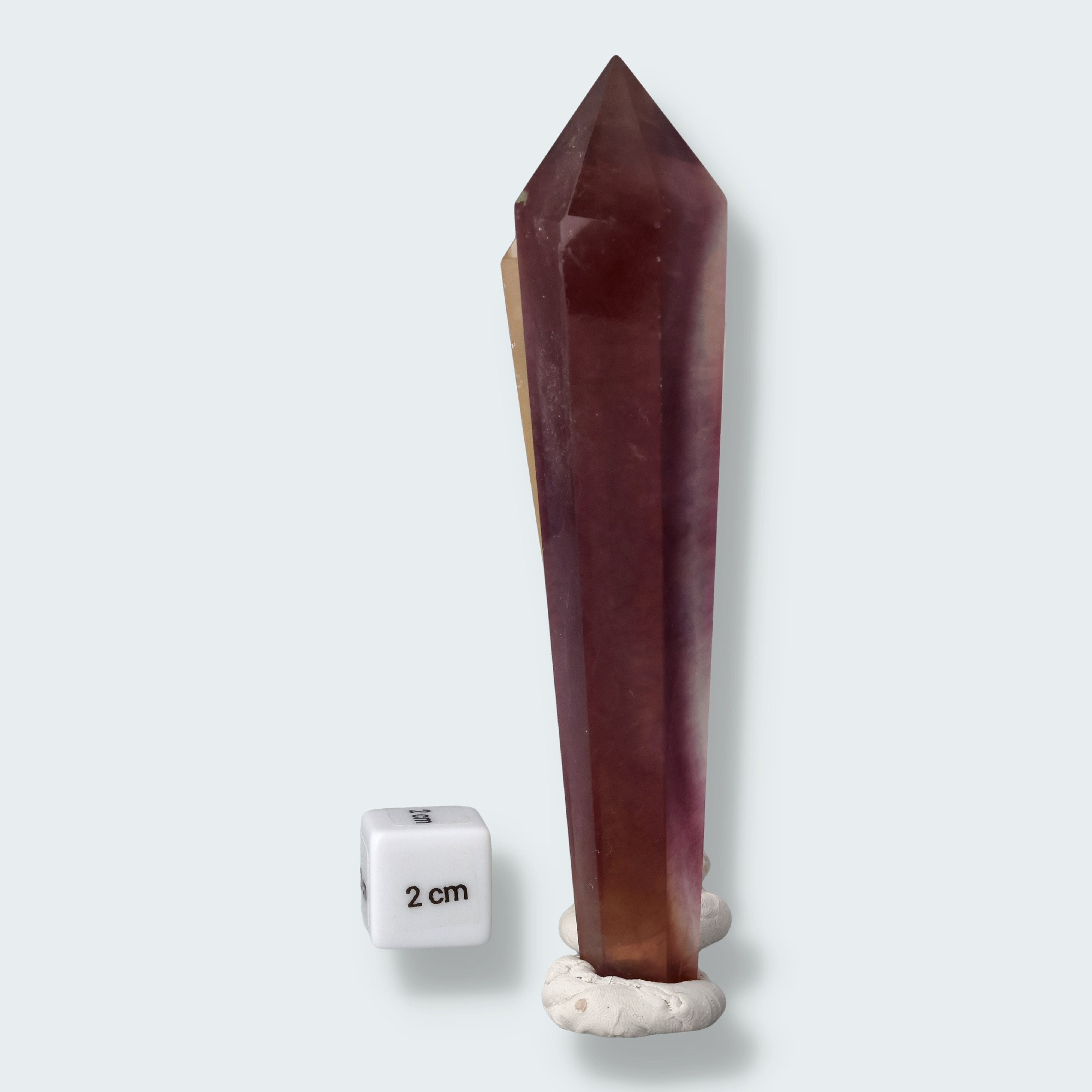 Fluorit Zepter Trio (Größtes 13 cm) – Ansicht 5