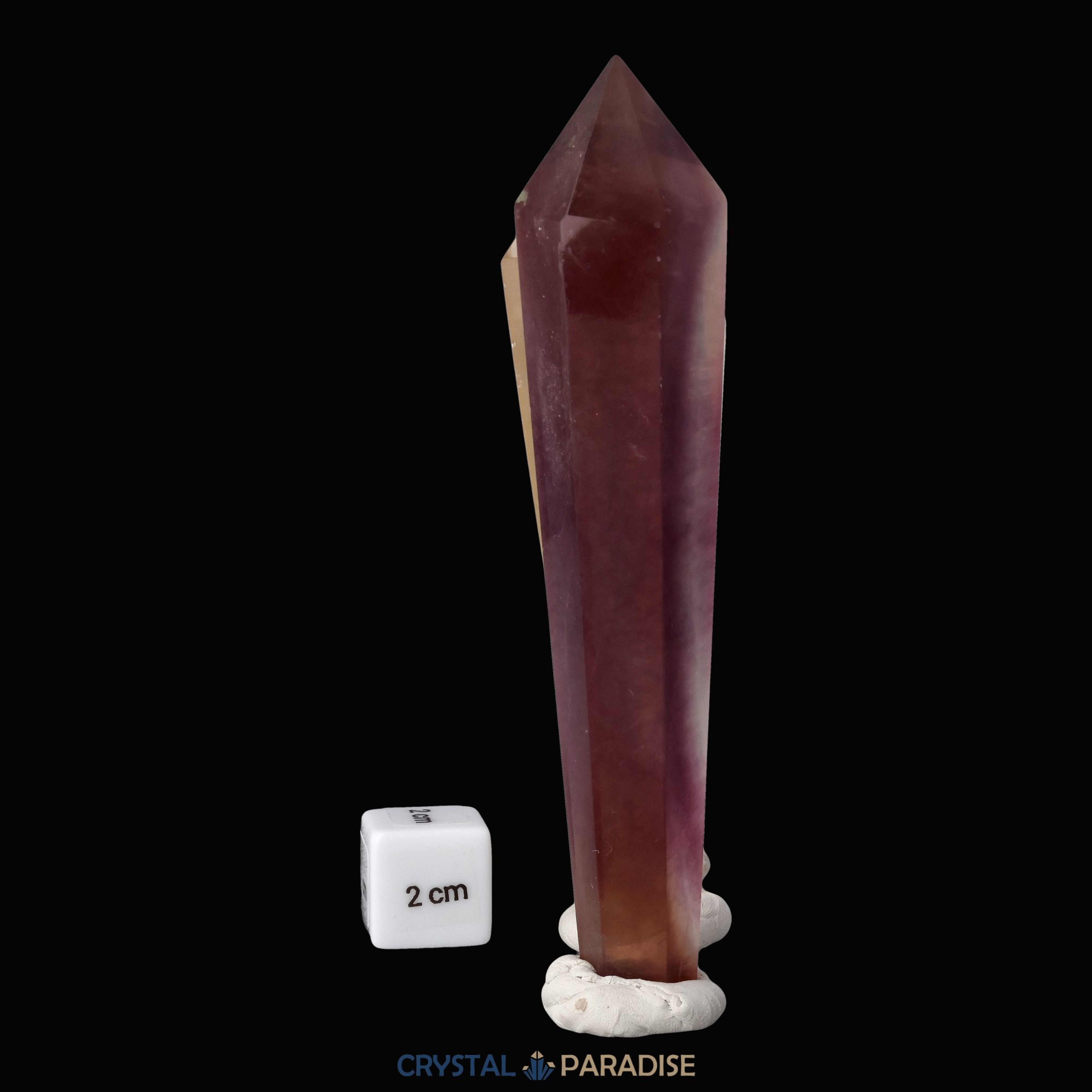 Fluorit Zepter Trio (Größtes 13 cm) – Ansicht 8