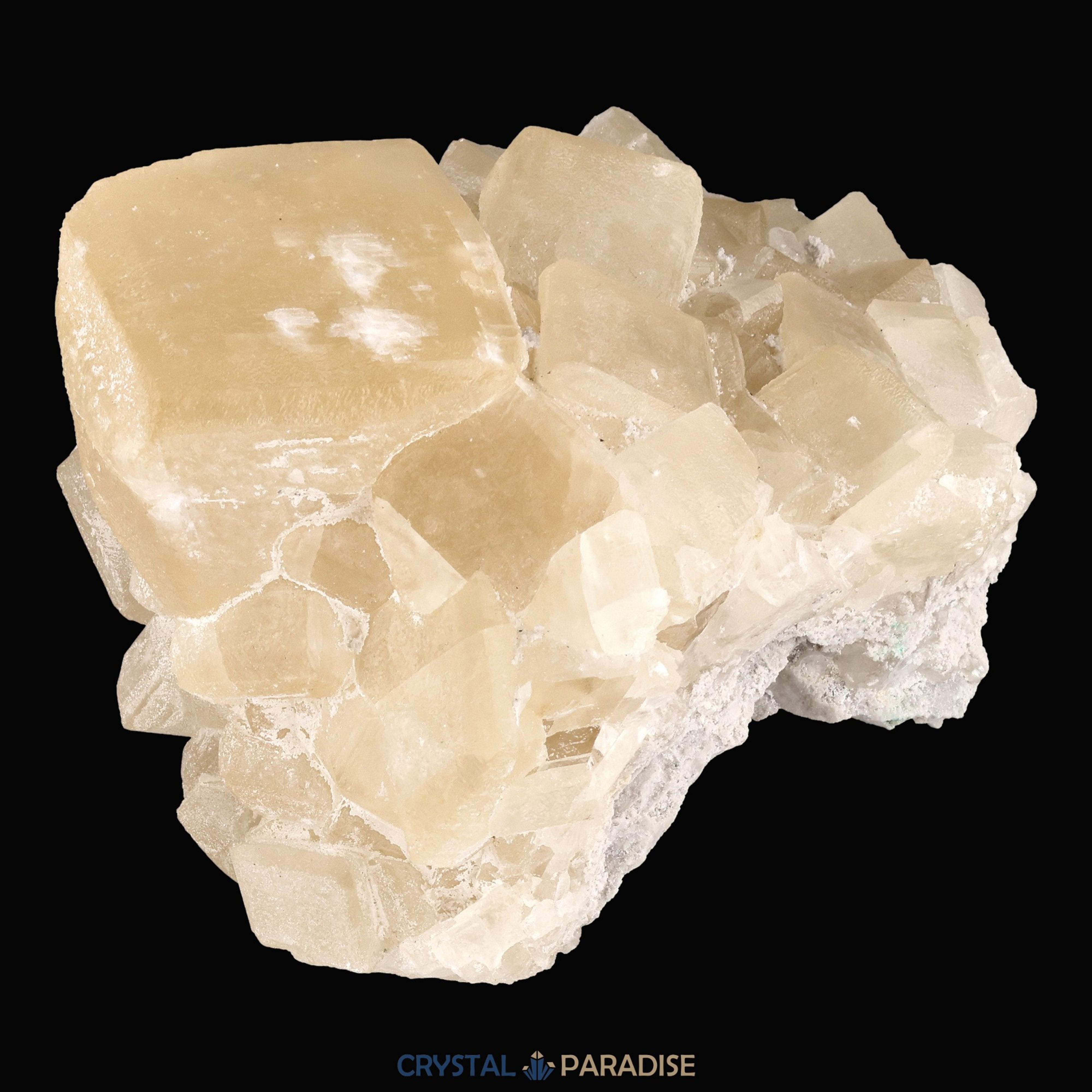 Gelber Calcit Großstufe (1143g) aus Hubei, China – Ansicht 11