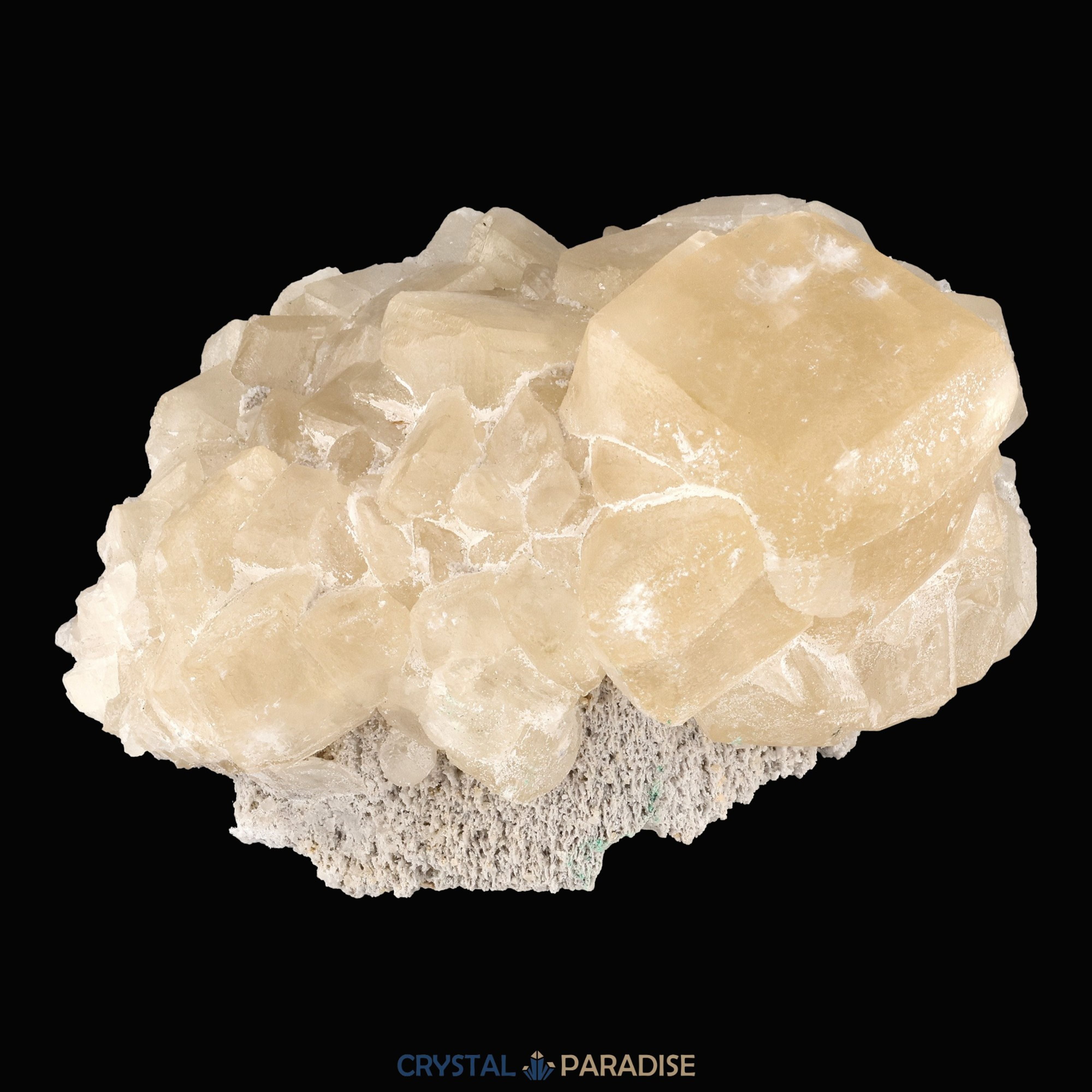 Gelber Calcit Großstufe (1143g) aus Hubei, China – Ansicht 7