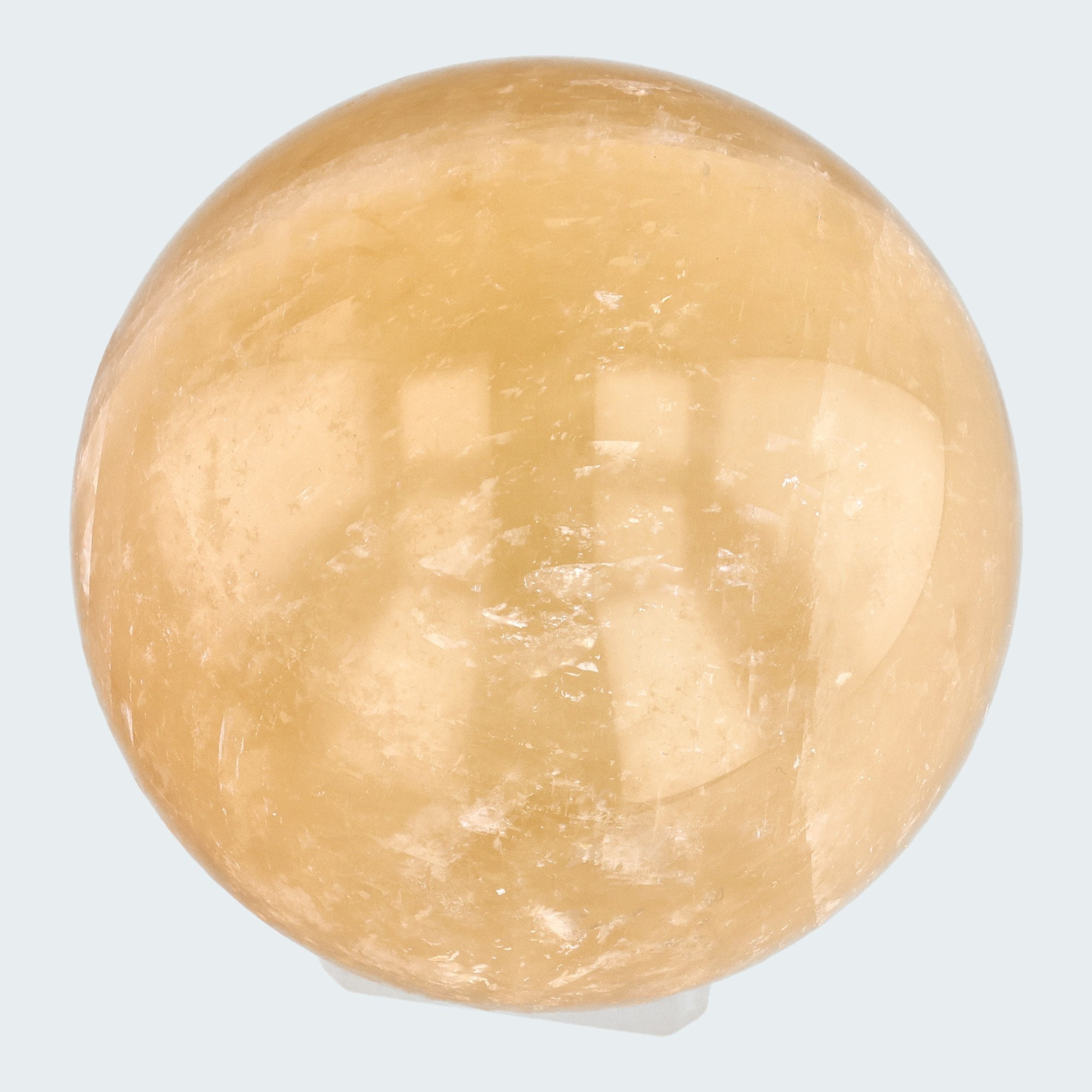 Gelber Calcit Kugel aus Jiangxi, China – Ansicht 3