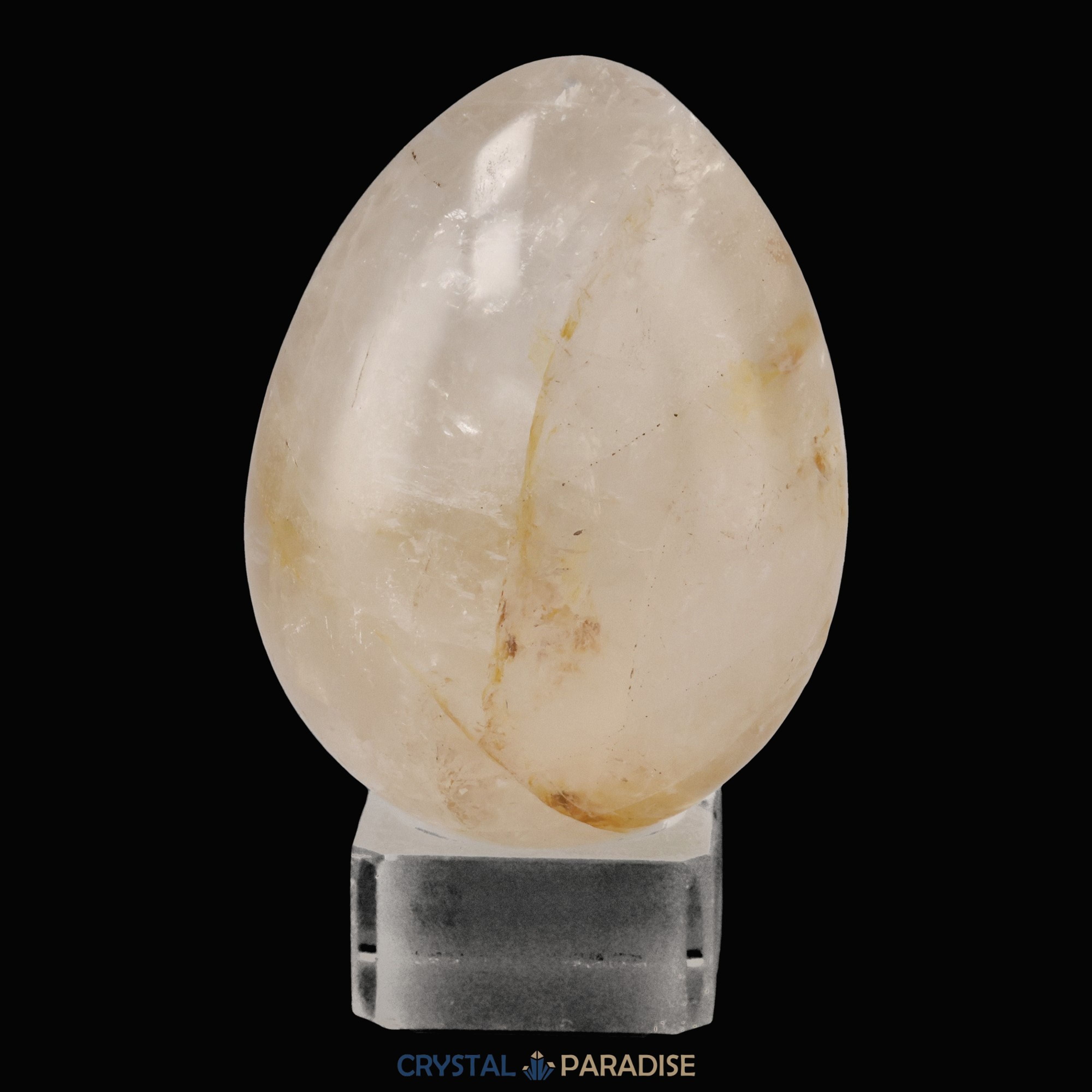 Golden Healer Eier (Quarz mit Eisenoxid Einschlüssen) aus Brasilien – Ansicht 9