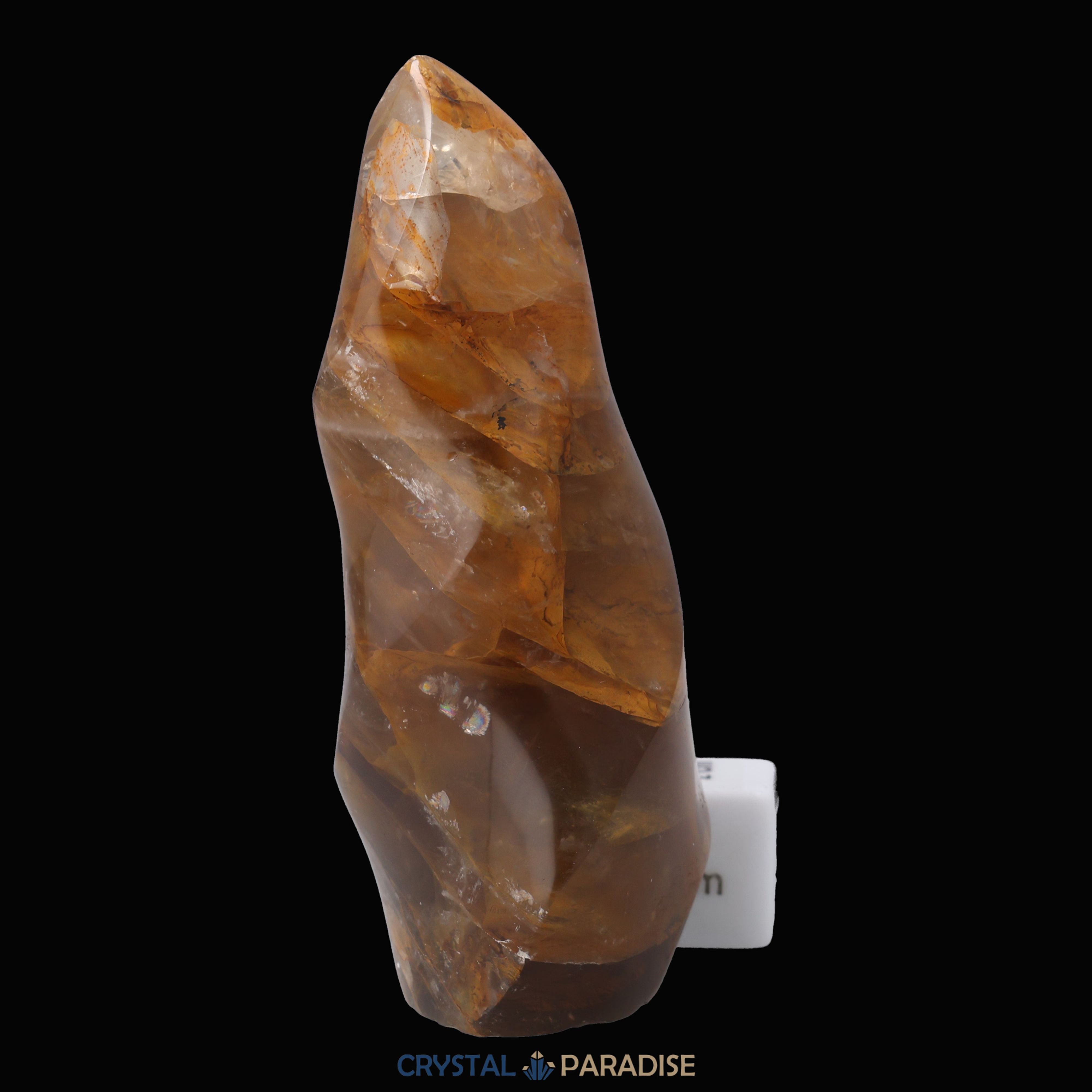 Golden Healer Flamme (Quarz mit Eisenoxid Einschlüssen) aus Brasilien (259g - 11cm) – Ansicht 10