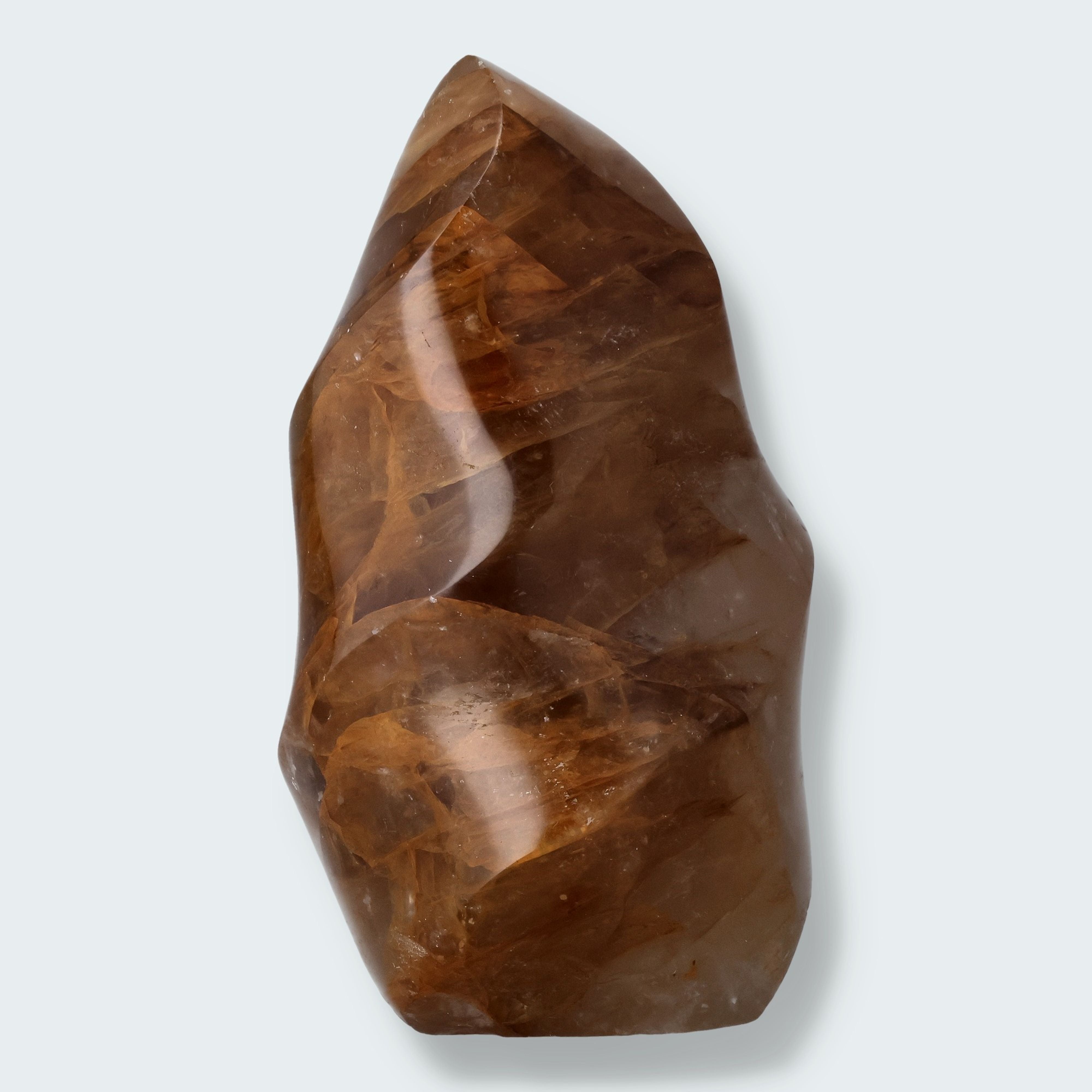 Golden Healer Flamme (Quarz mit Eisenoxid Einschlüssen) aus Brasilien – Ansicht 2