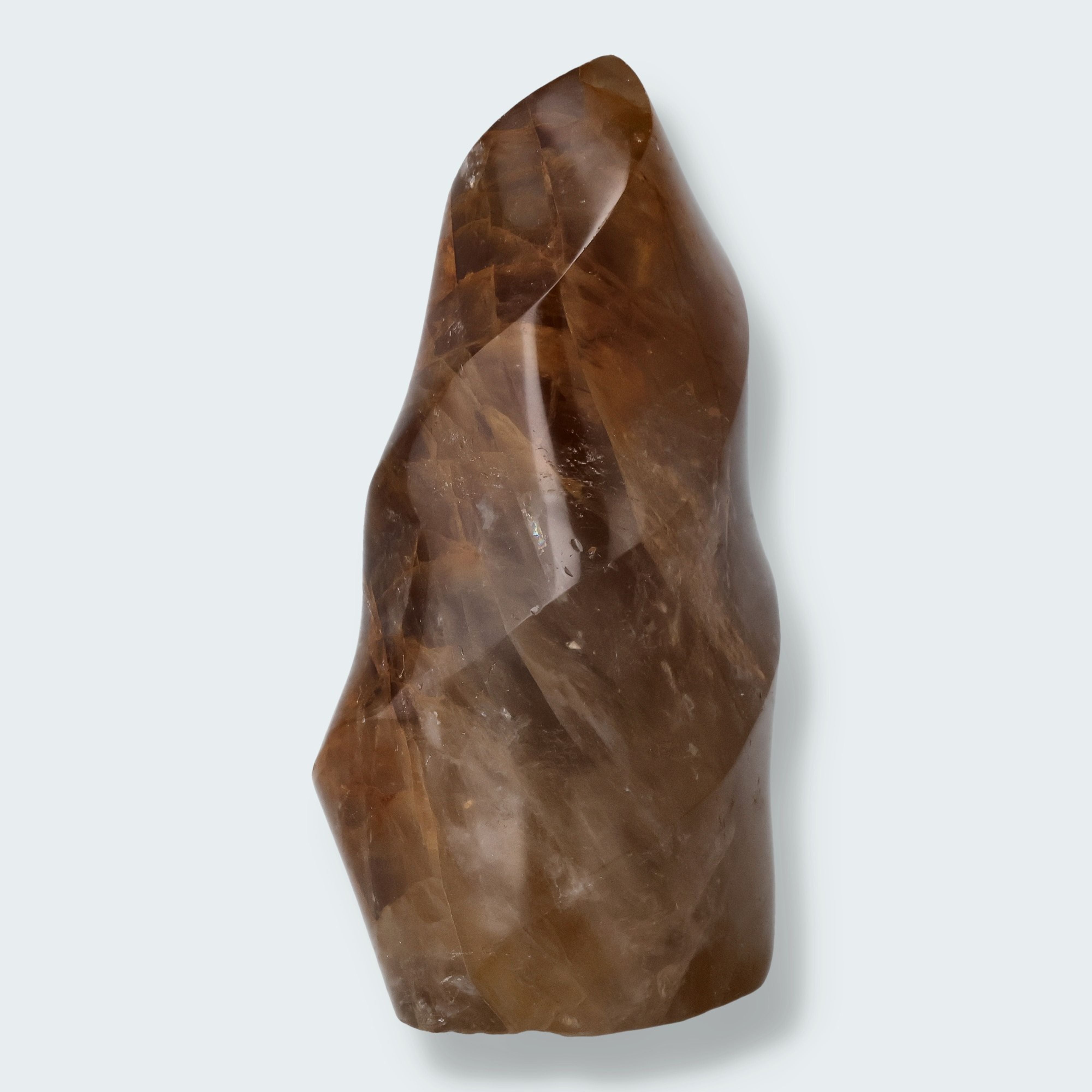 Golden Healer Flamme (Quarz mit Eisenoxid Einschlüssen) aus Brasilien – Ansicht 4