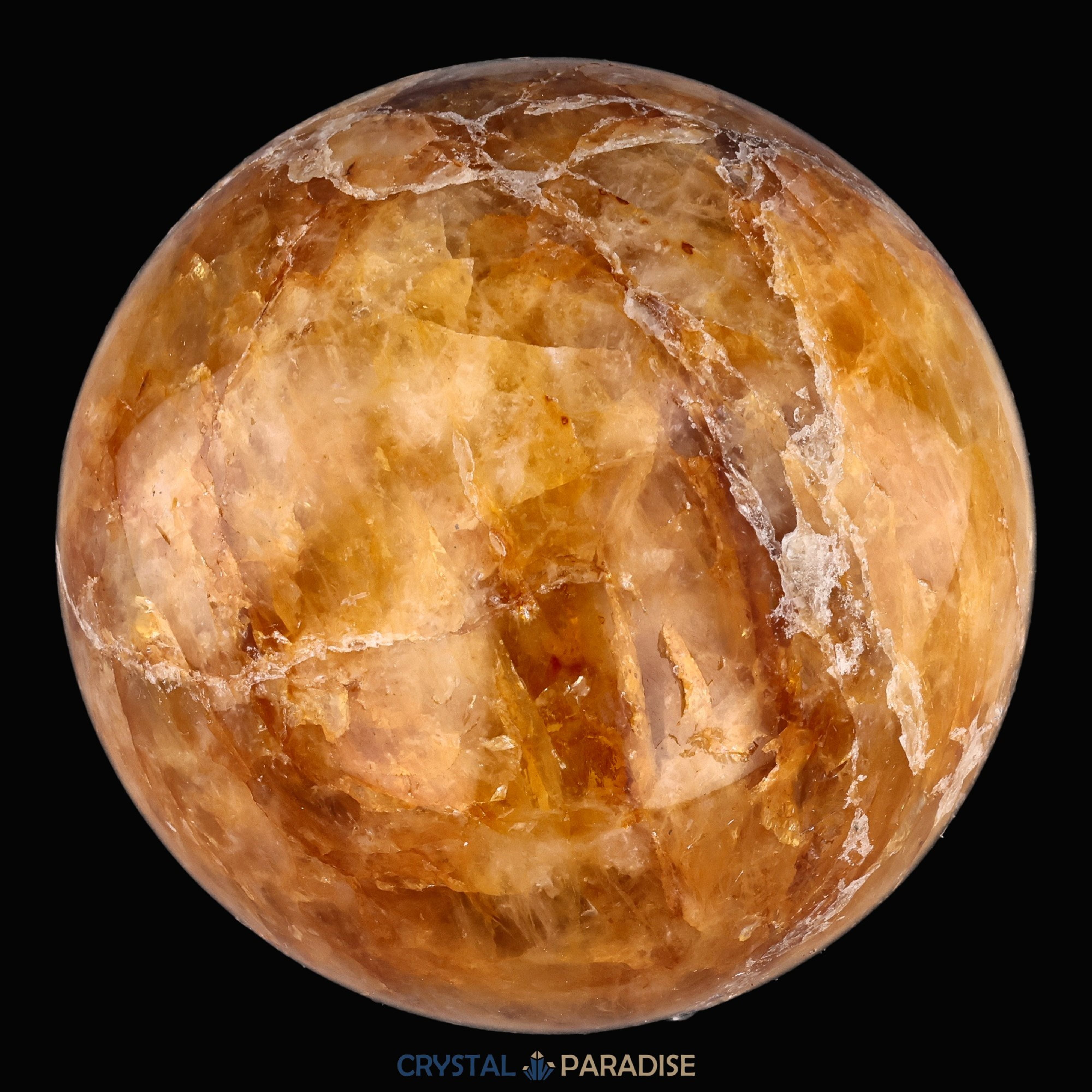 Golden Healer Kugel (Quarz mit Eisenoxid Einschlüssen) aus Brasilien – Ansicht 14