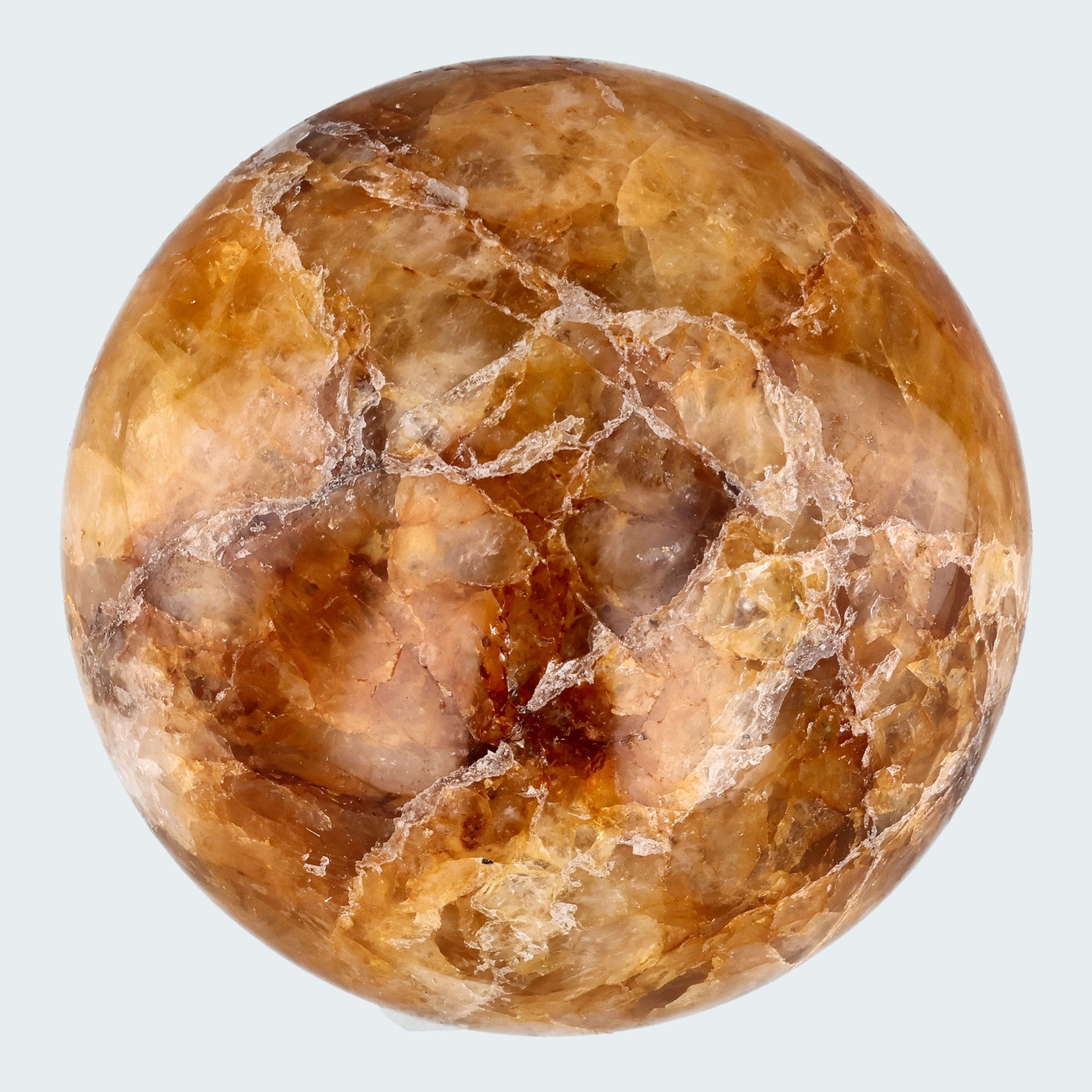 Golden Healer Kugel (Quarz mit Eisenoxid Einschlüssen) aus Brasilien – Ansicht 3