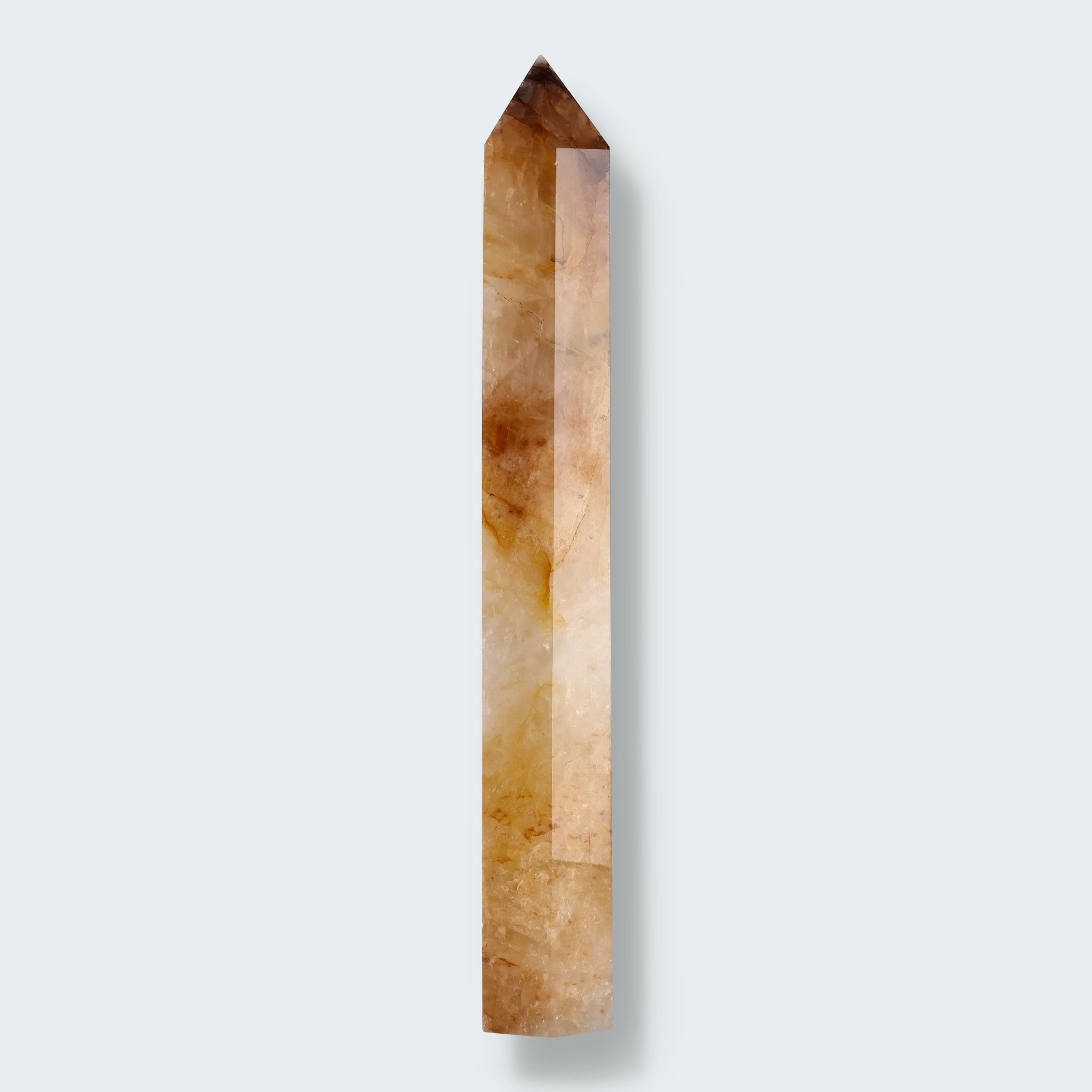 Golden Healer Obelisk (Quarz mit Eisenoxid Einschlüssen) aus Brasilien (30cm) – Ansicht 3