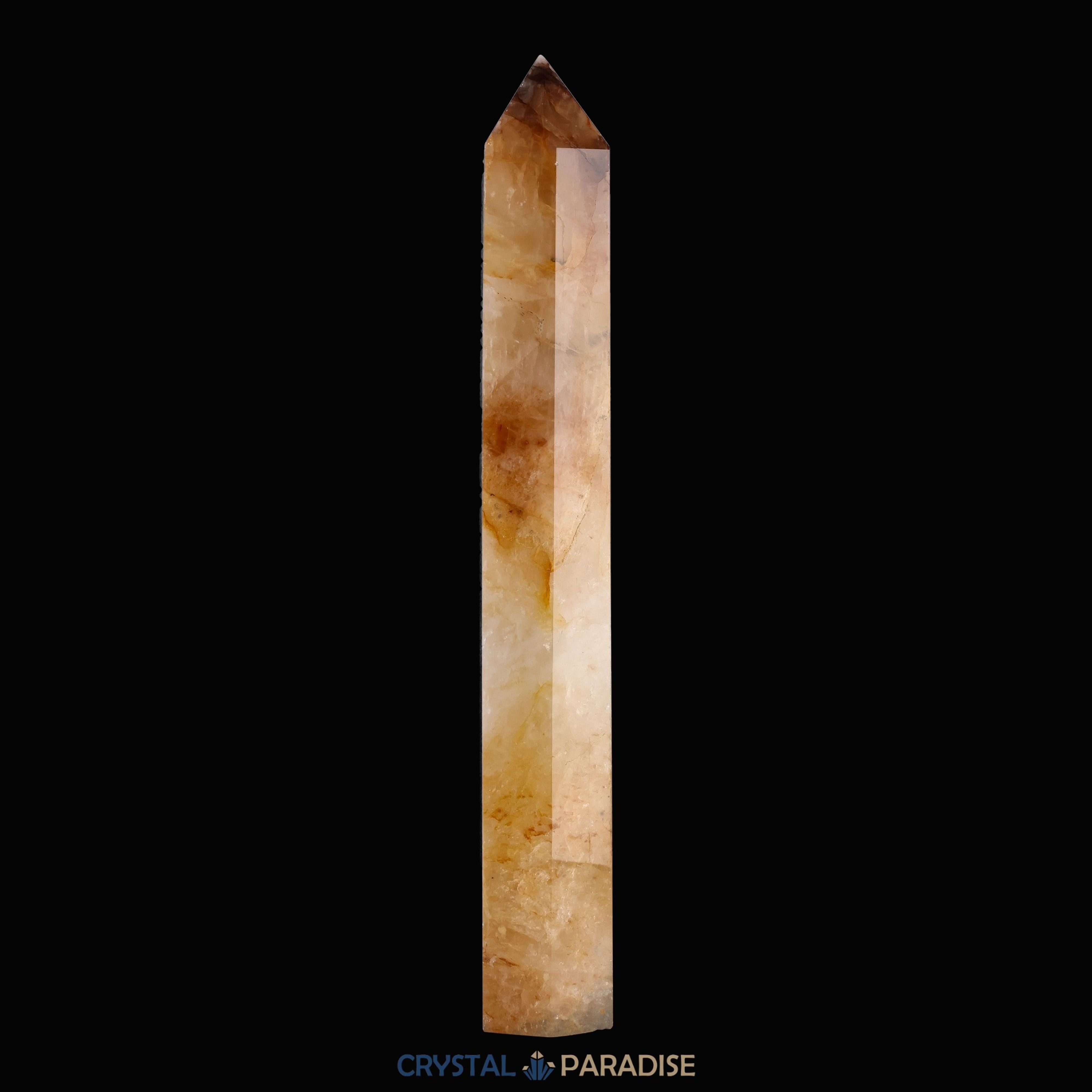 Golden Healer Obelisk (Quarz mit Eisenoxid Einschlüssen) aus Brasilien (30cm) – Ansicht 6