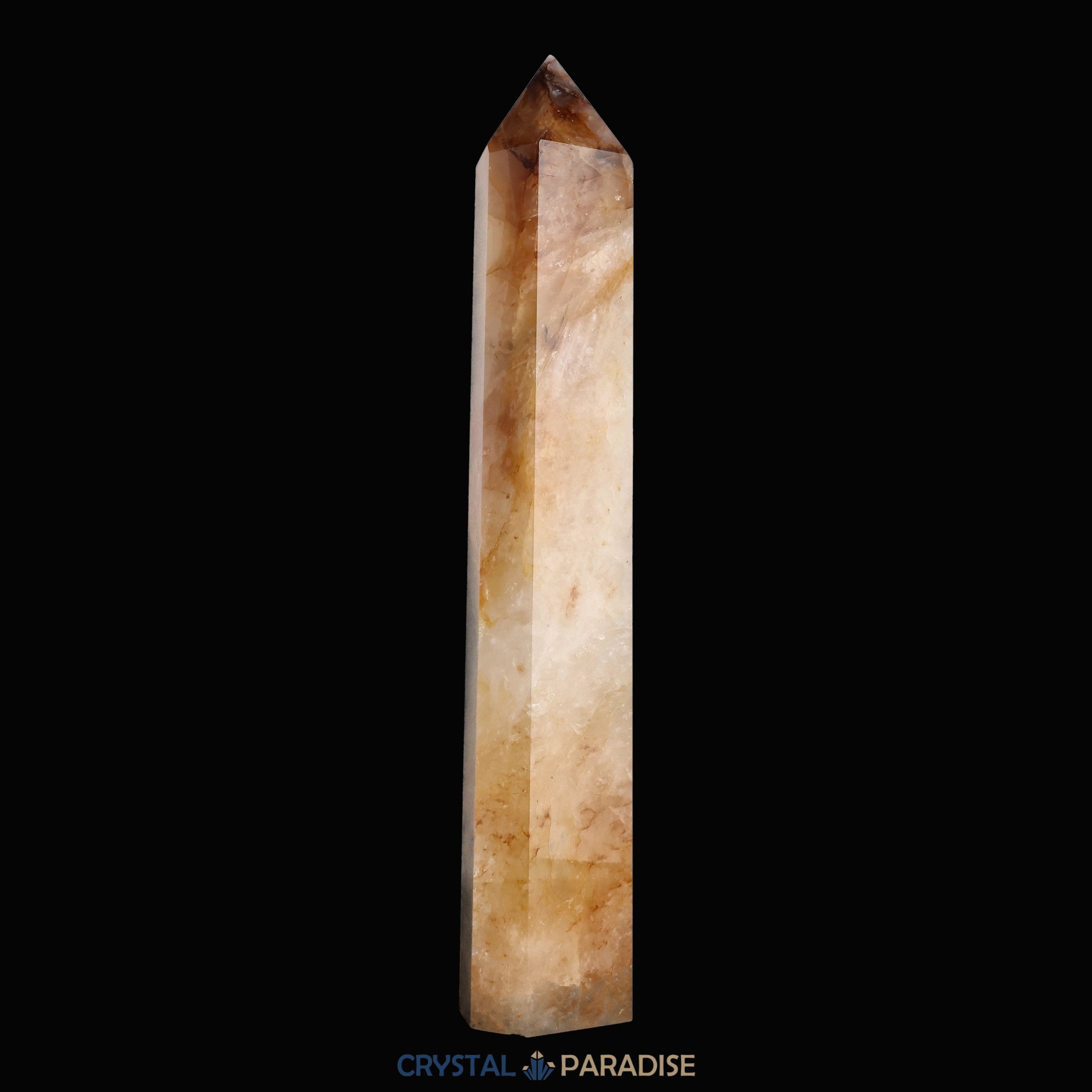 Golden Healer Obelisk (Quarz mit Eisenoxid Einschlüssen) aus Brasilien (30cm) – Ansicht 7
