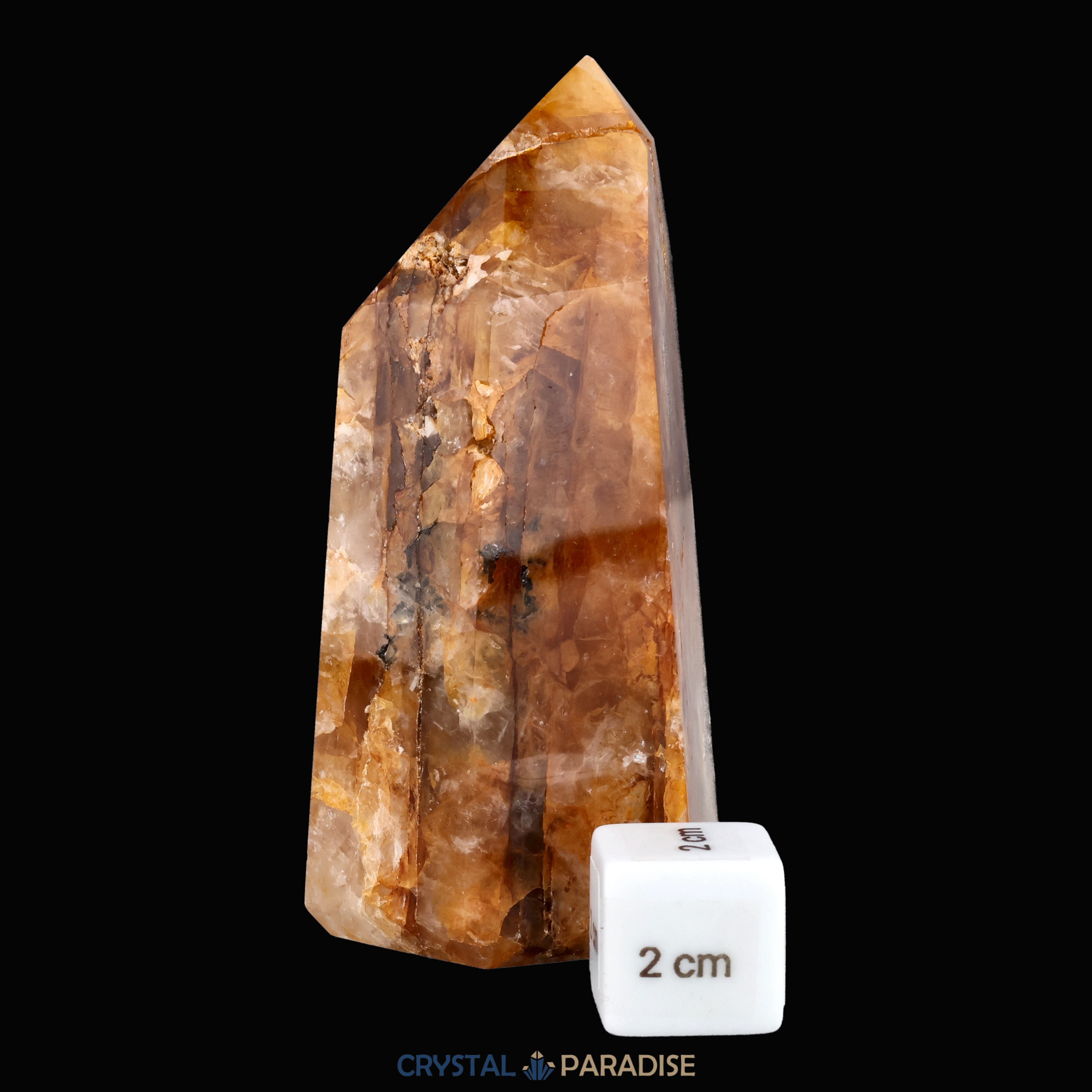 Golden Healer Spitze (Quarz mit Eisenoxid Einschlüssen) aus Brasilien (10,5cm) – Ansicht 10