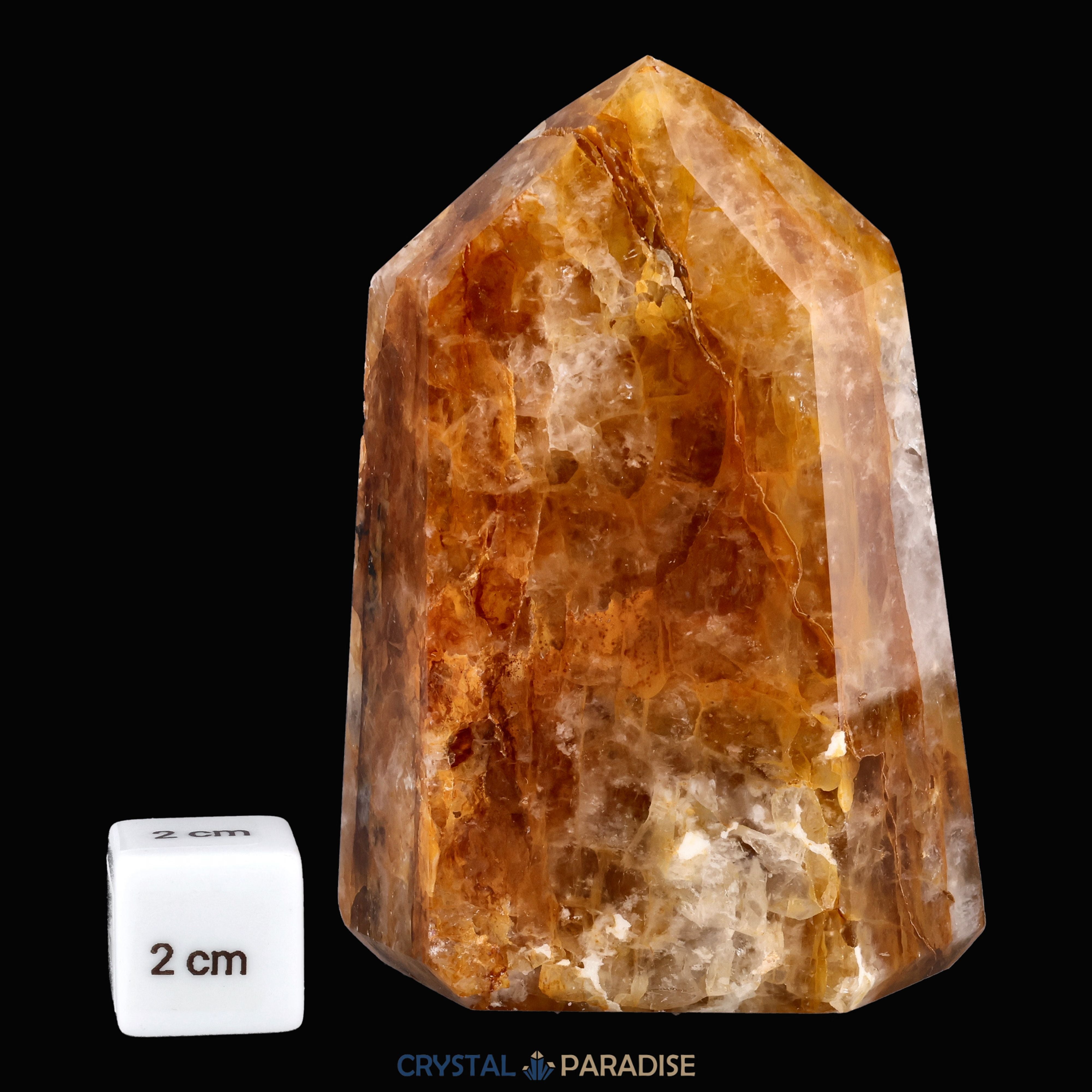 Golden Healer Spitze (Quarz mit Eisenoxid Einschlüssen) aus Brasilien (10,5cm) – Ansicht 5