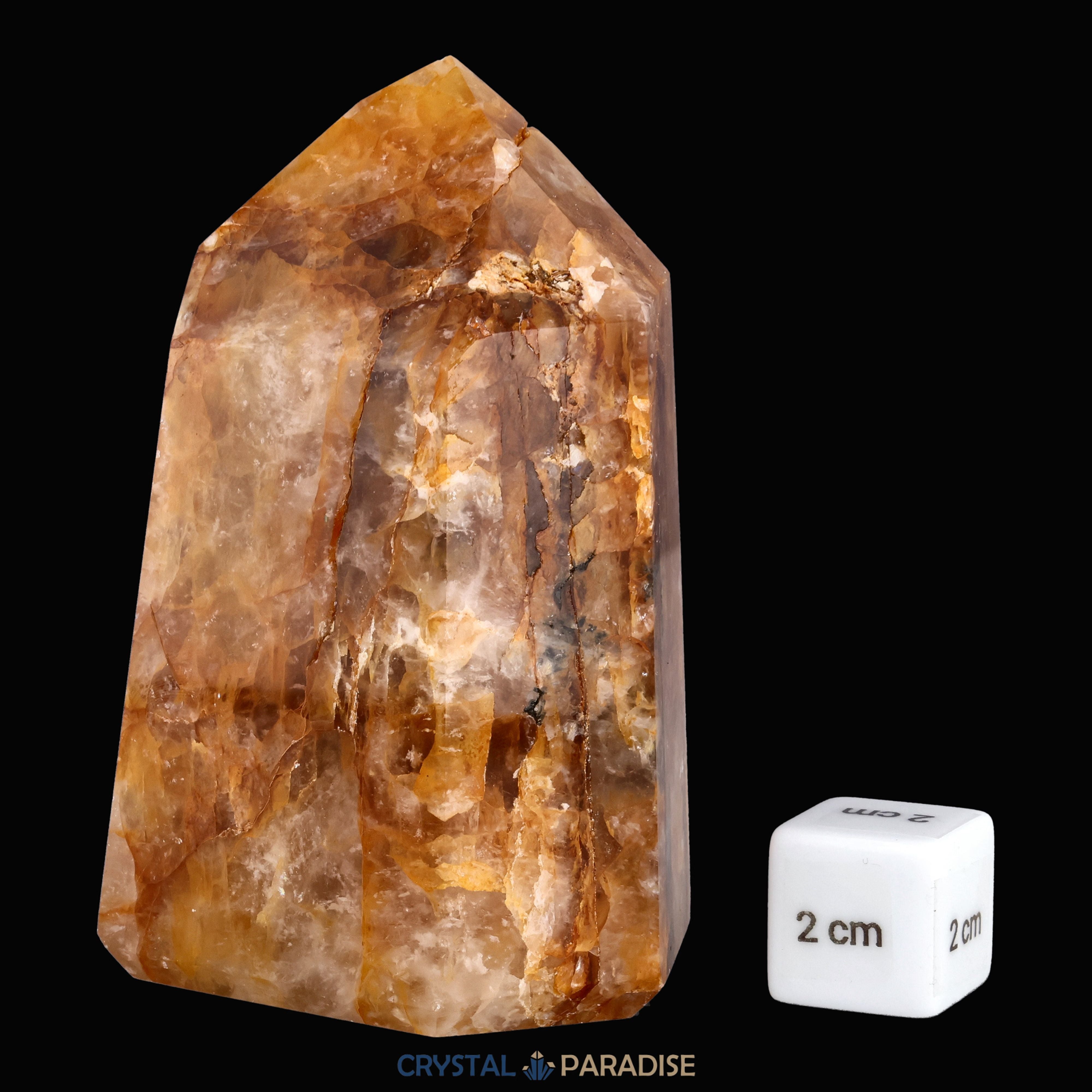 Golden Healer Spitze (Quarz mit Eisenoxid Einschlüssen) aus Brasilien (10,5cm) – Ansicht 9
