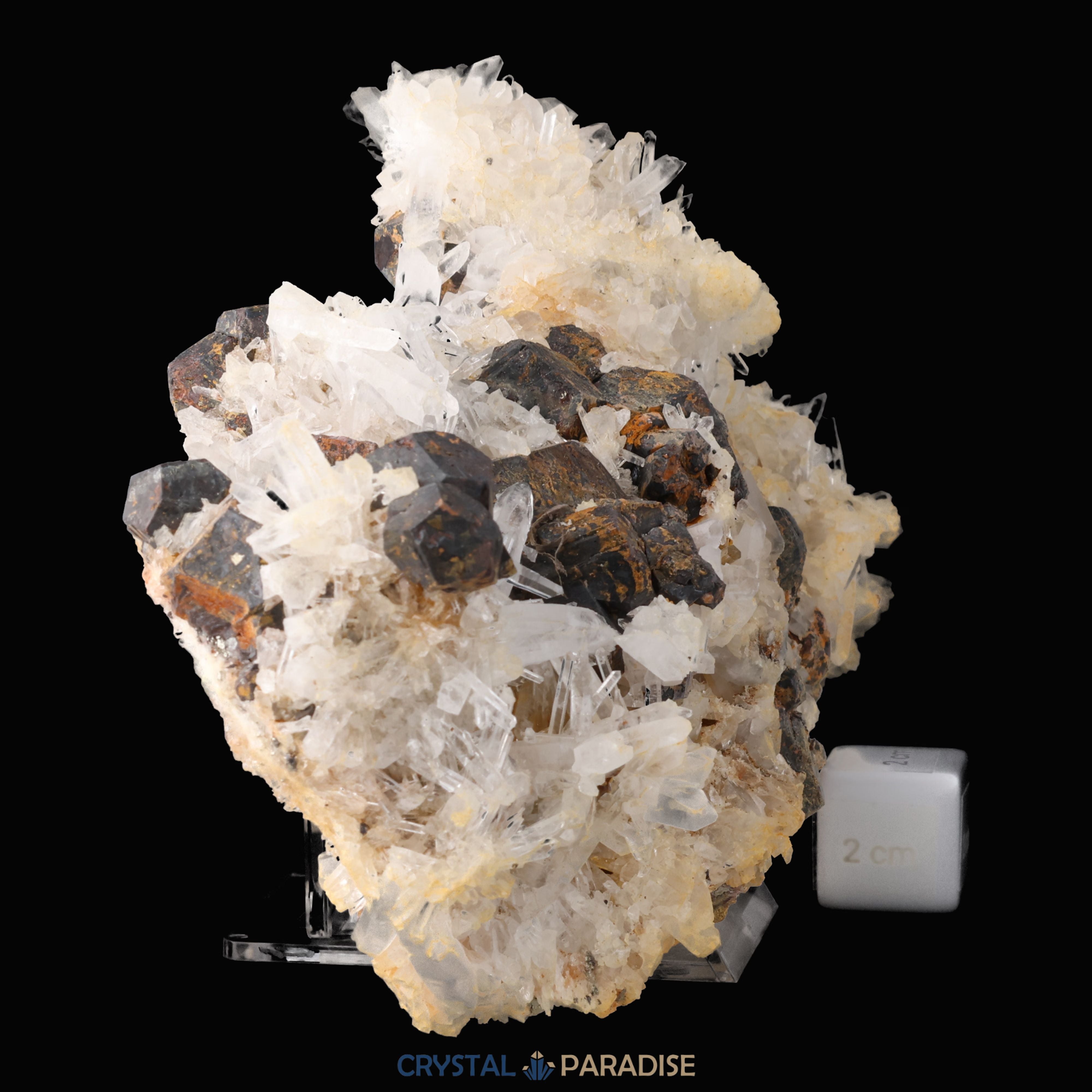 Granat mit Bergkristall Innere Mongolei (1455g) – Ansicht 10