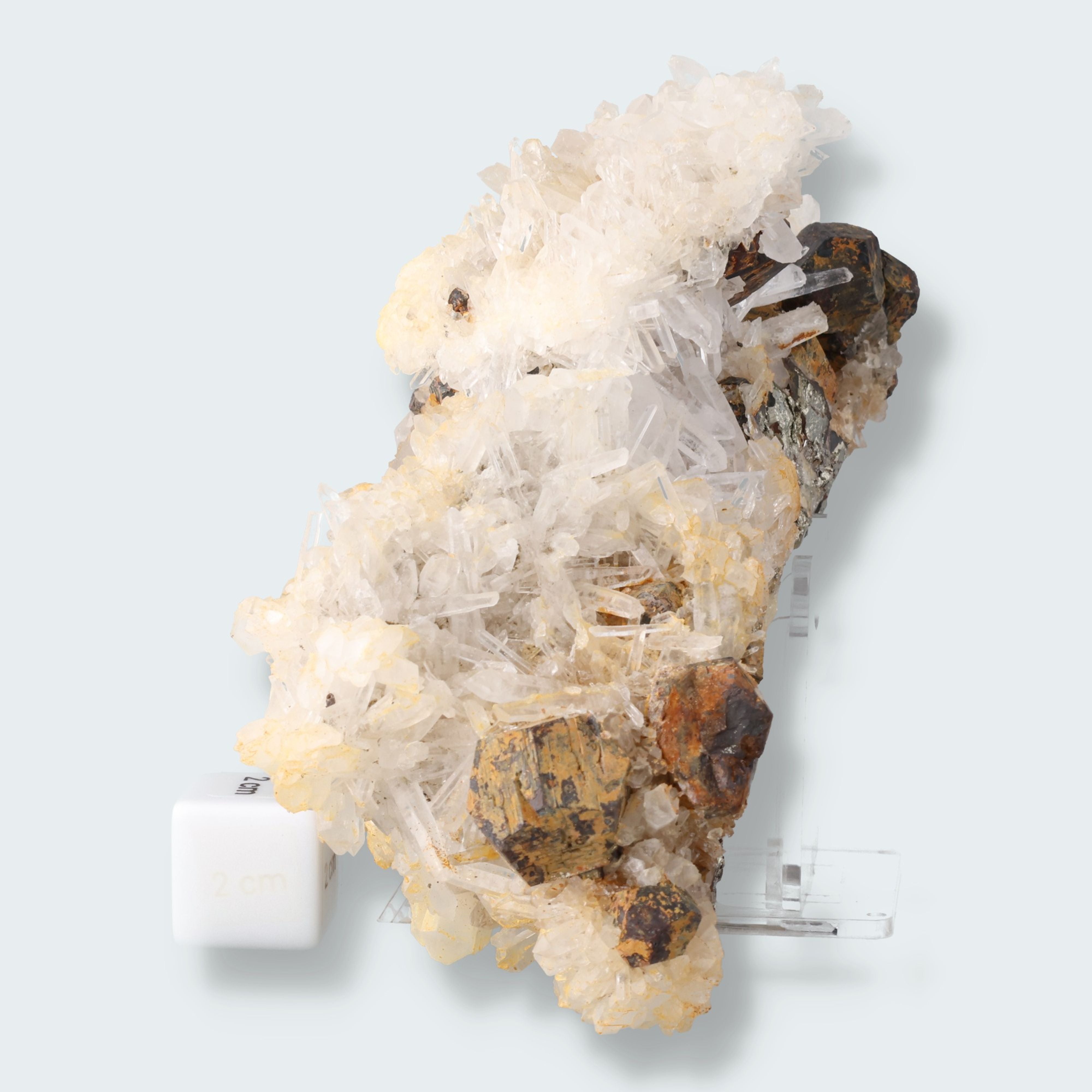 Granat mit Bergkristall Innere Mongolei (1455g) – Ansicht 4