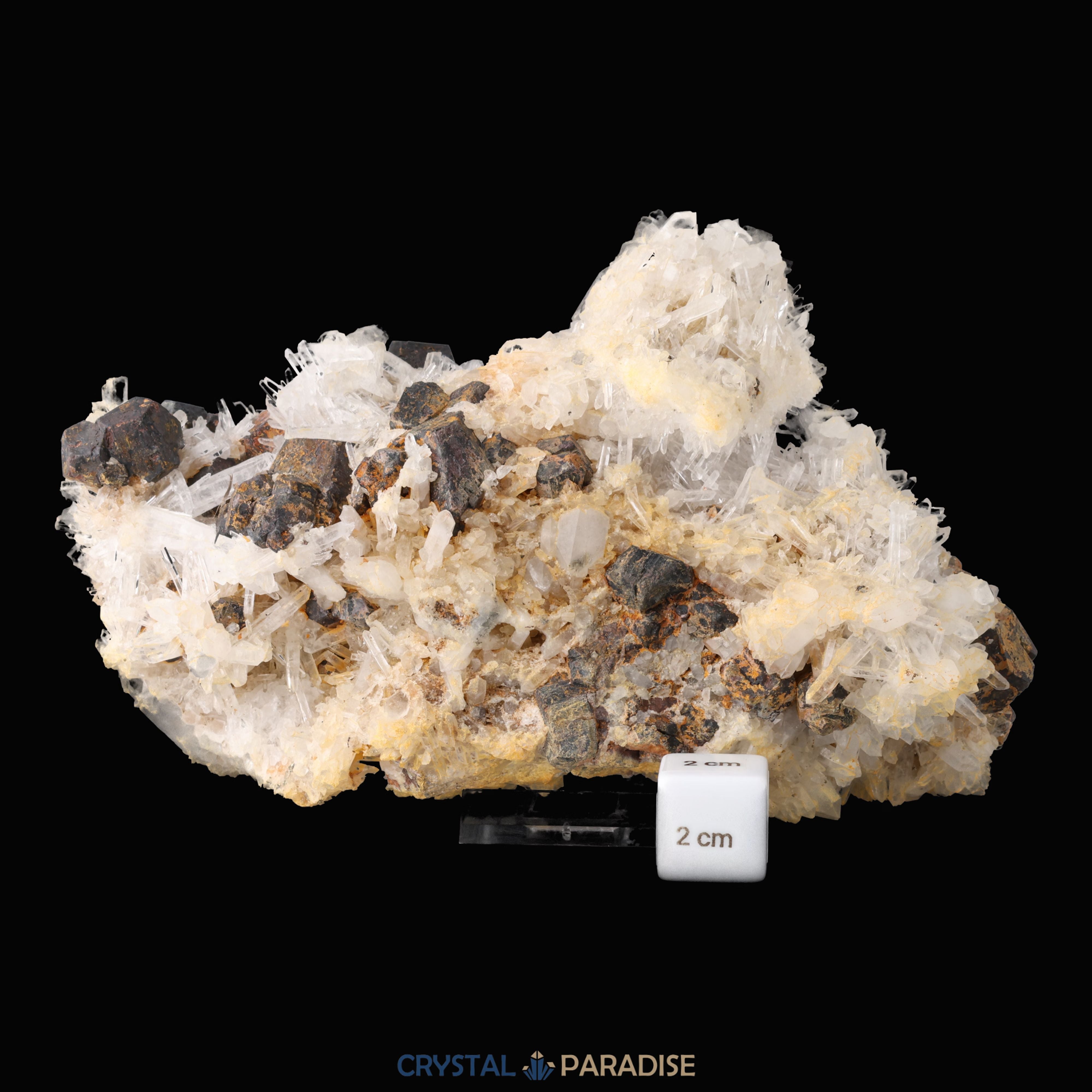 Granat mit Bergkristall Innere Mongolei (1455g) – Ansicht 5