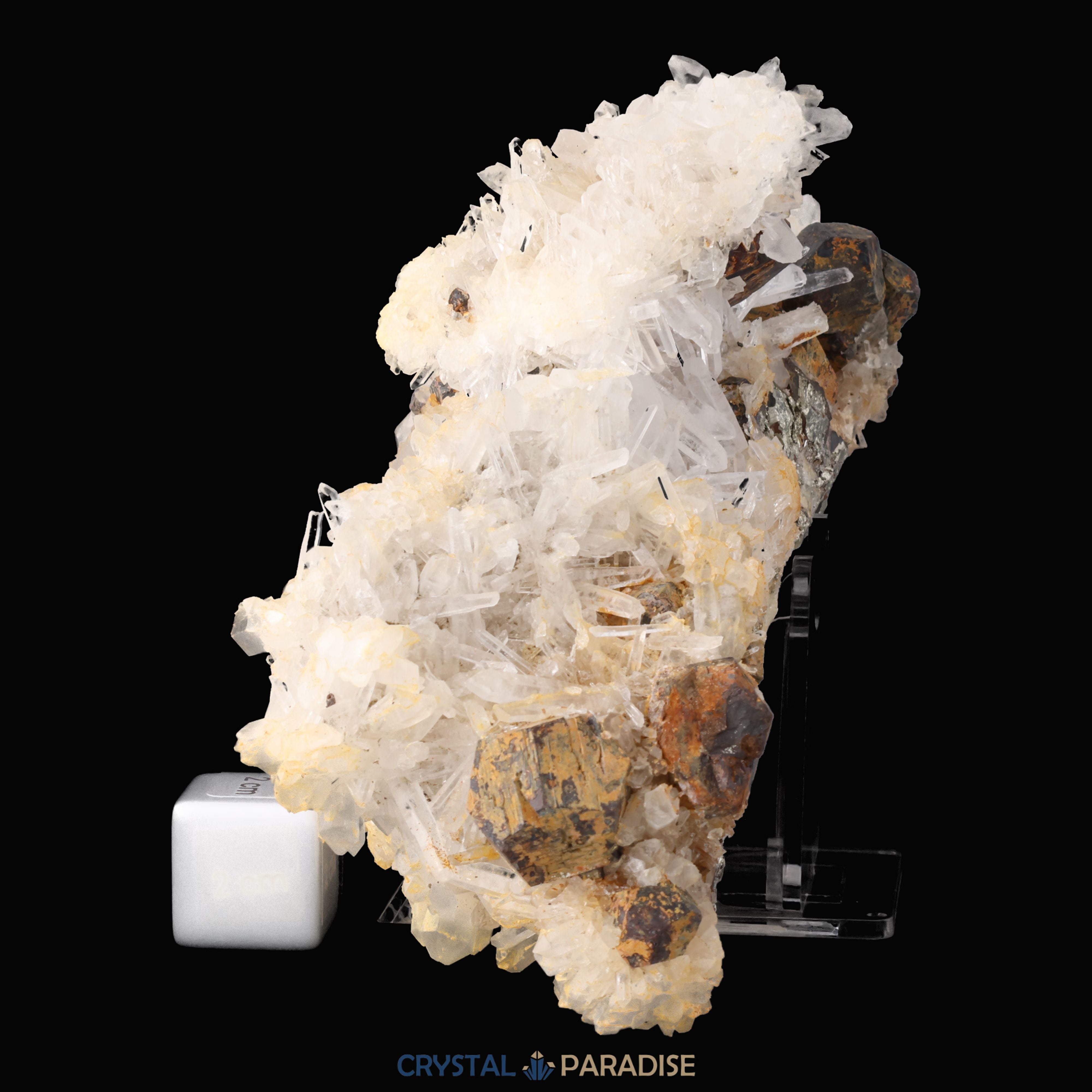 Granat mit Bergkristall Innere Mongolei (1455g) – Ansicht 7