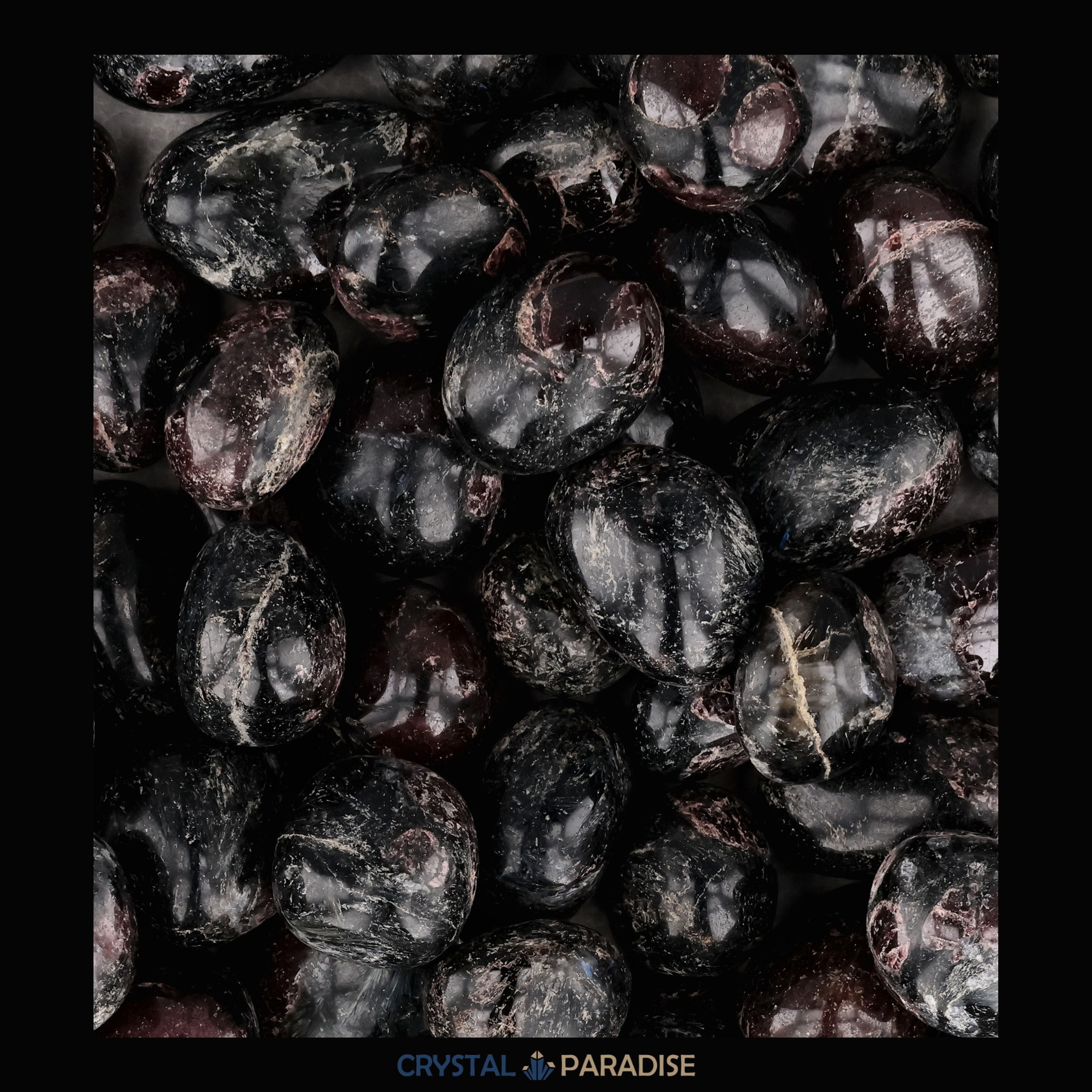 Granat Trommelsteine – Ansicht 4