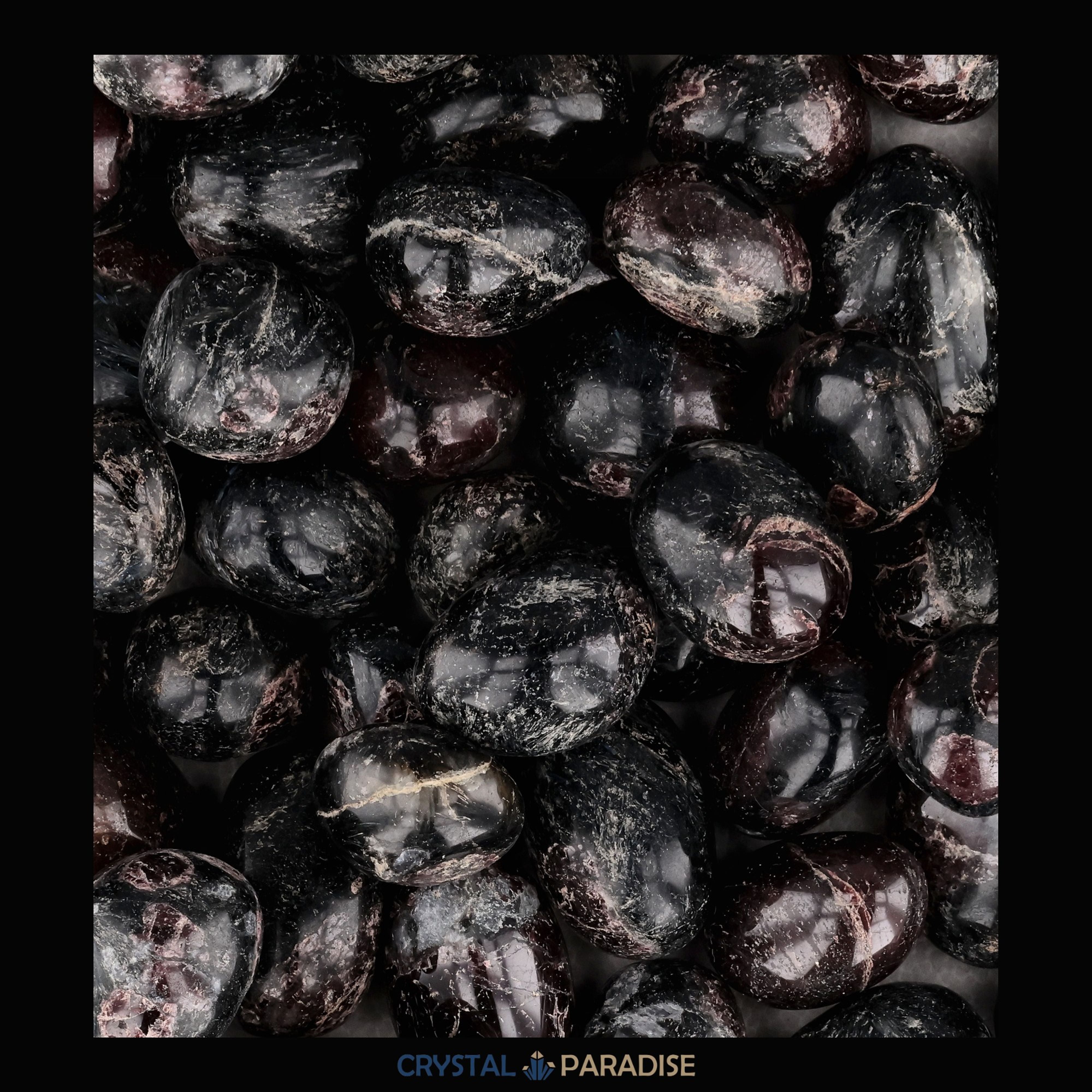 Granat Trommelsteine – Ansicht 6