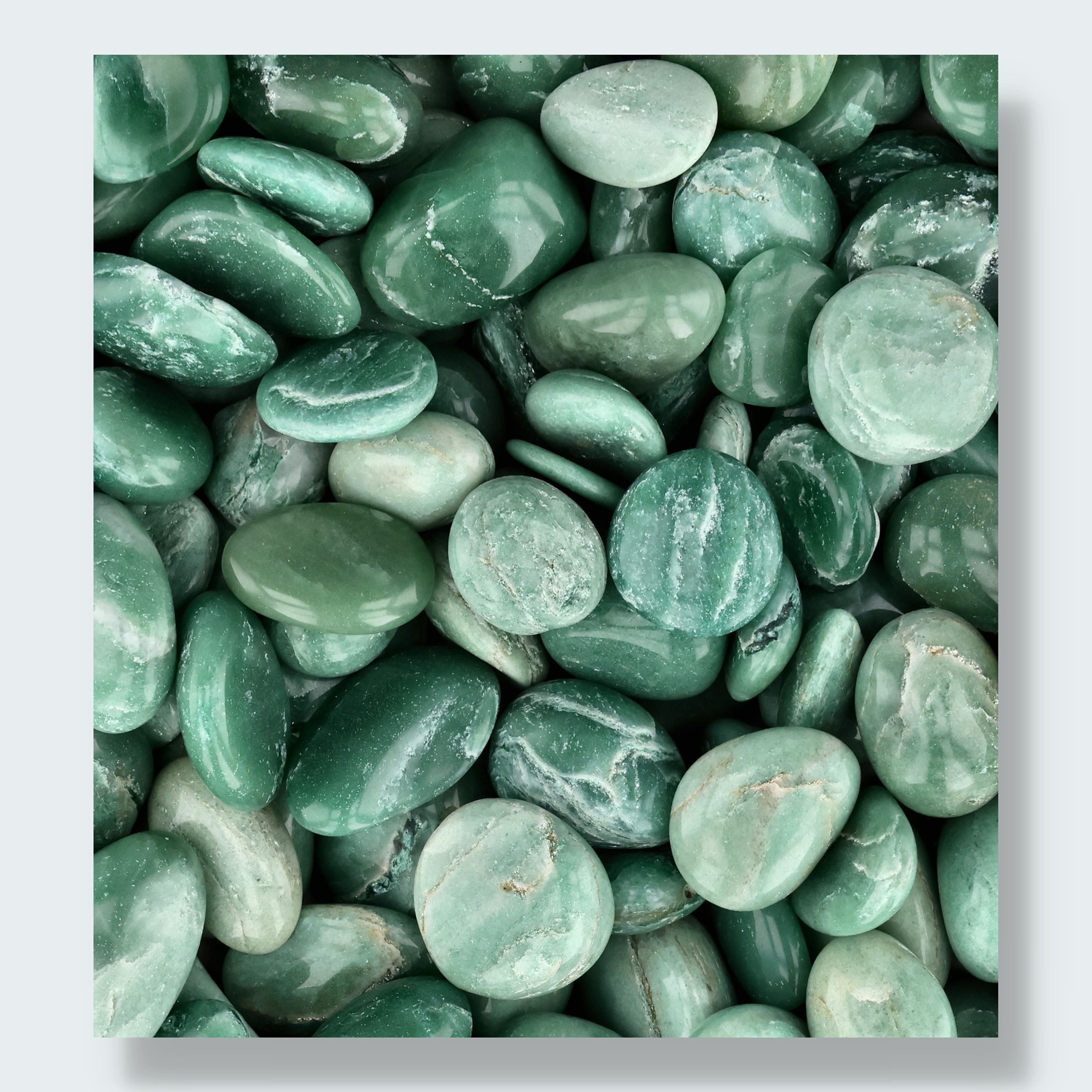 Green Mica Trommelsteine â Ansicht 2