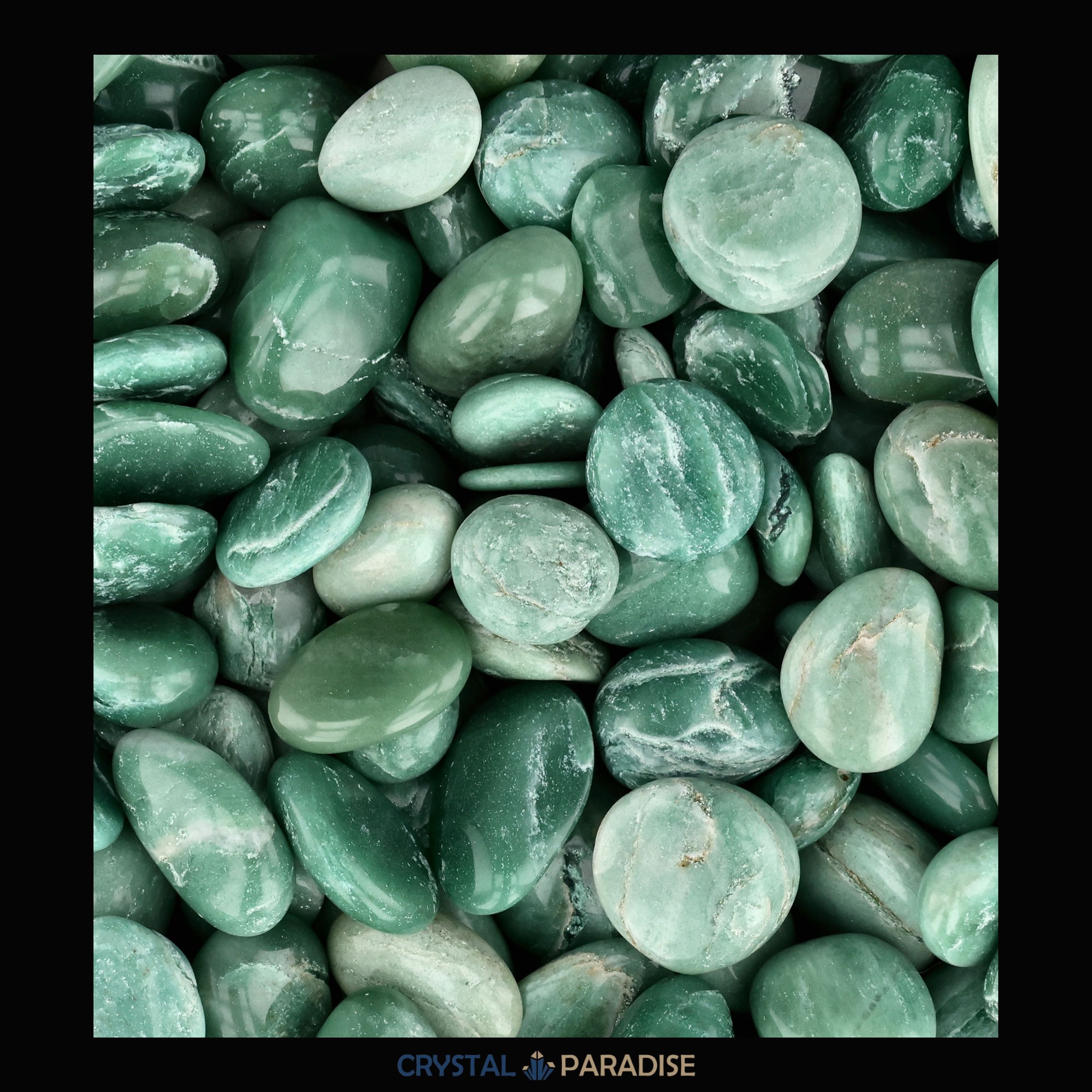 Green Mica Trommelsteine â Ansicht 4