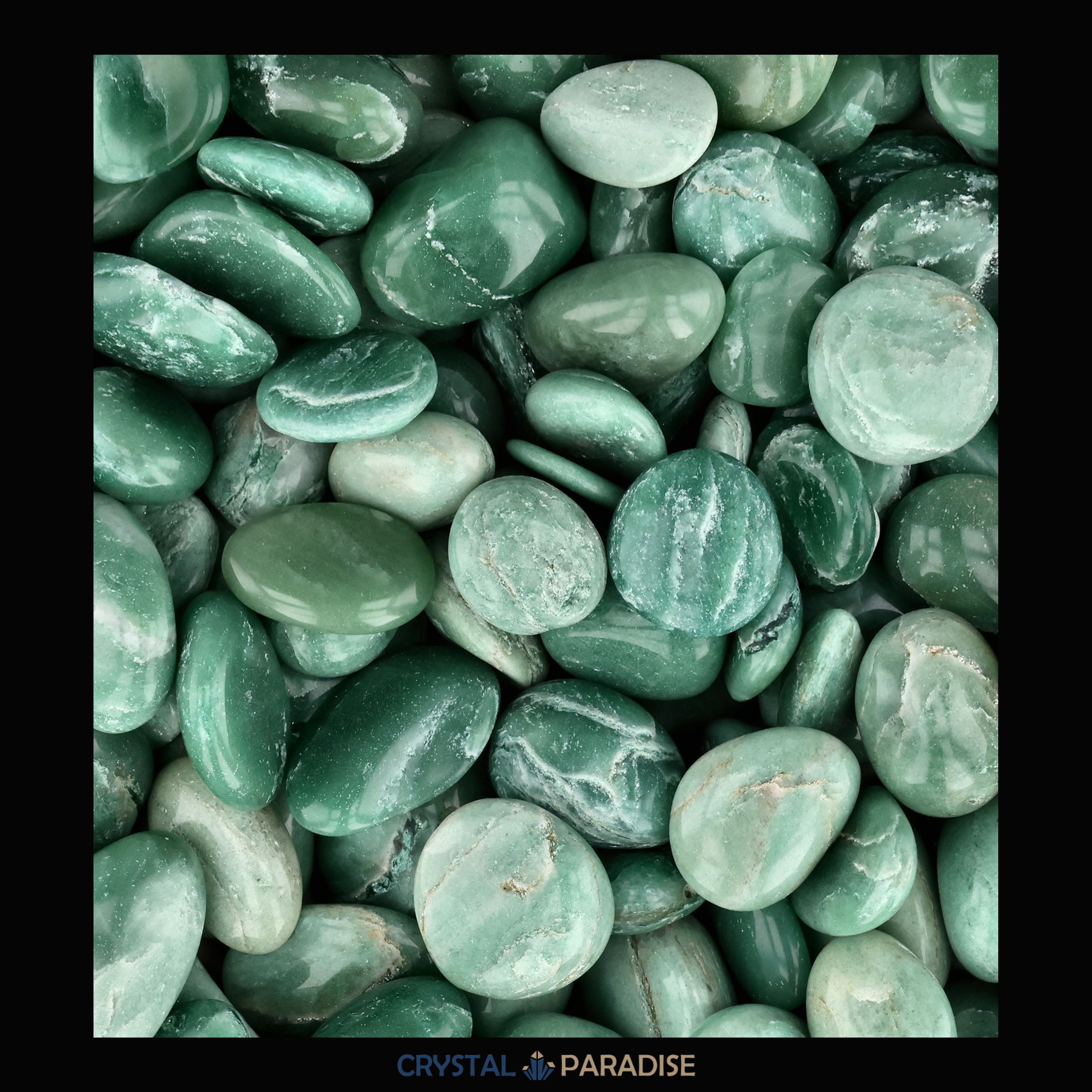 Green Mica Trommelsteine â Ansicht 5