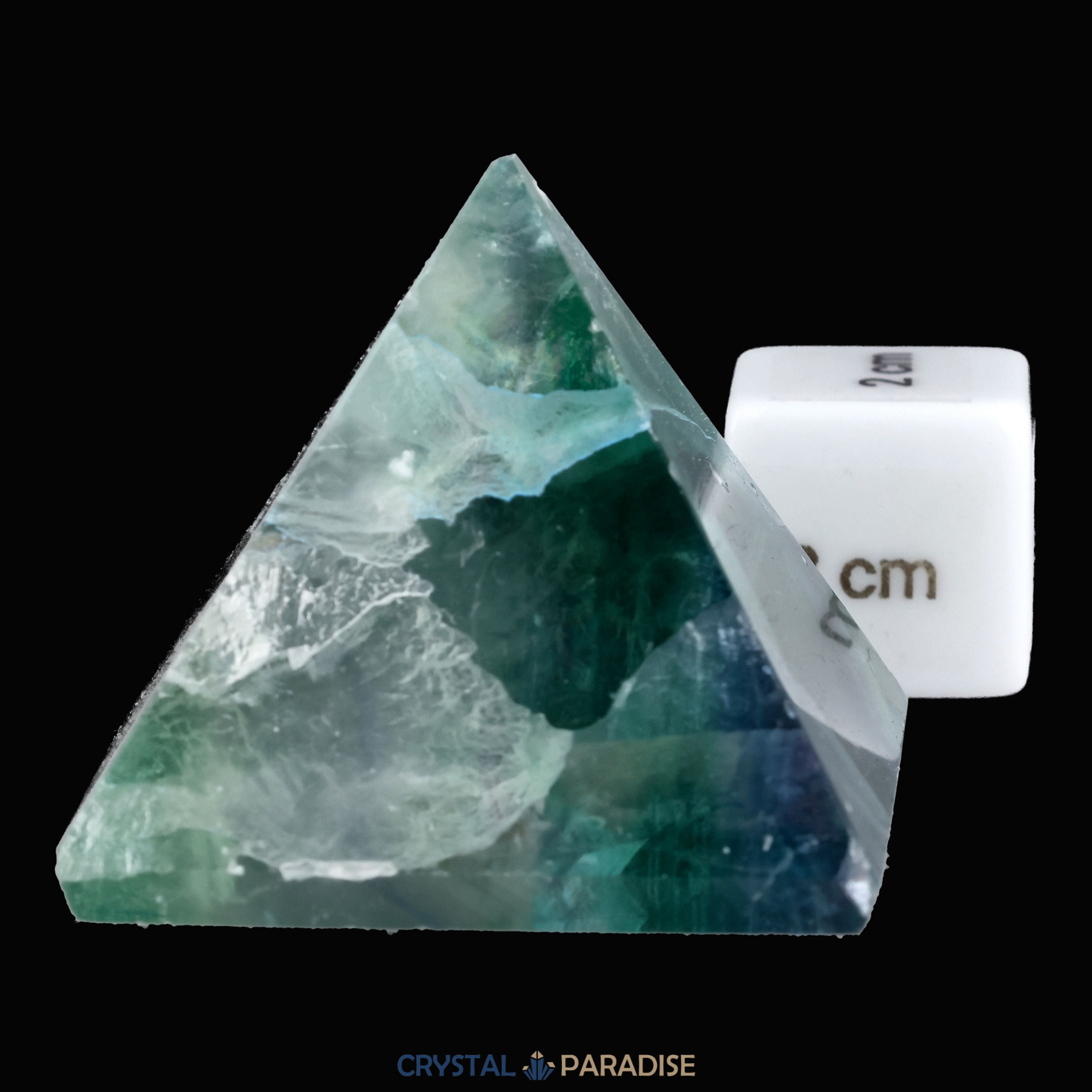 Grüne Fluorit Pyramide aus Brasilien (127g) – Ansicht 10