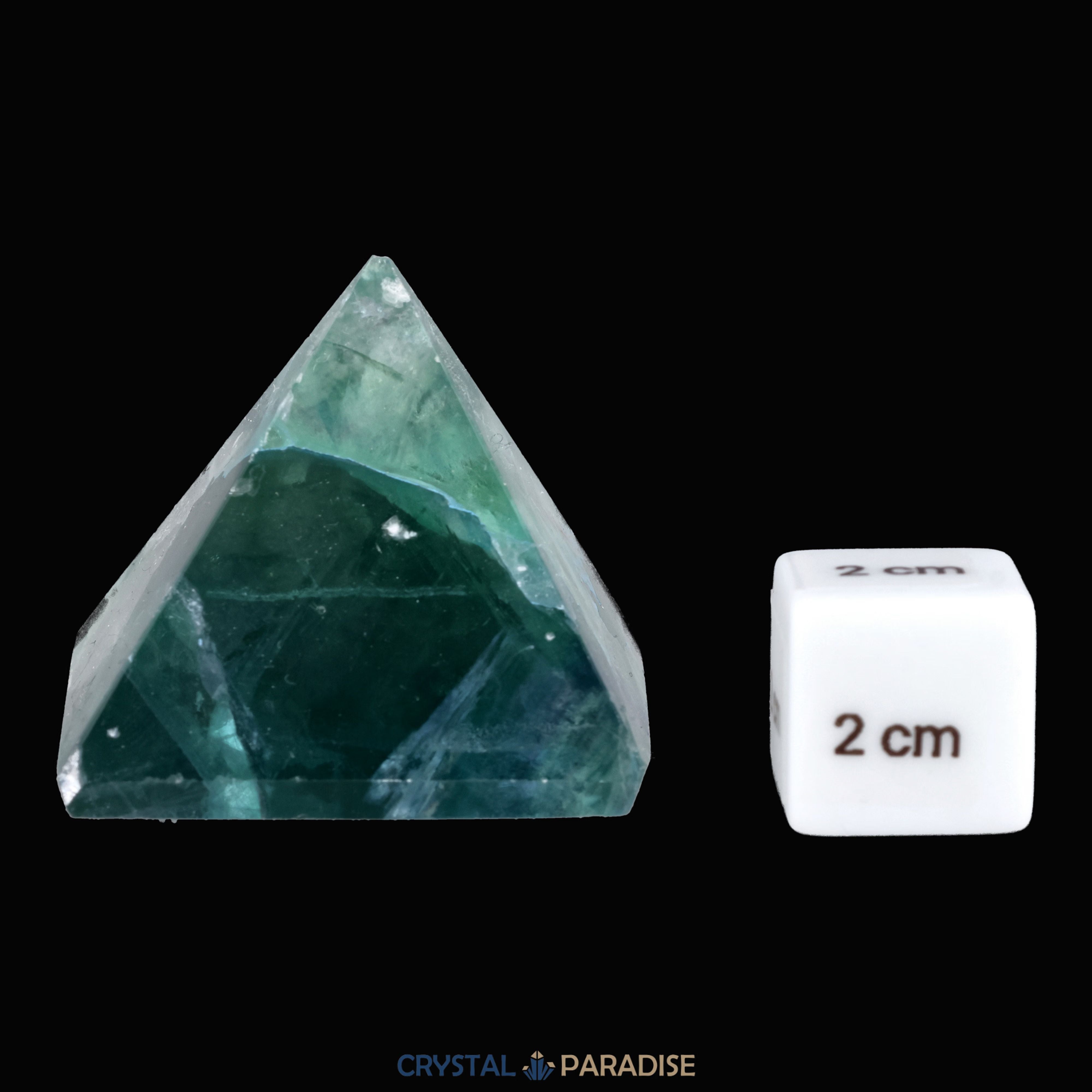 Grüne Fluorit Pyramide aus Brasilien (127g) – Ansicht 5